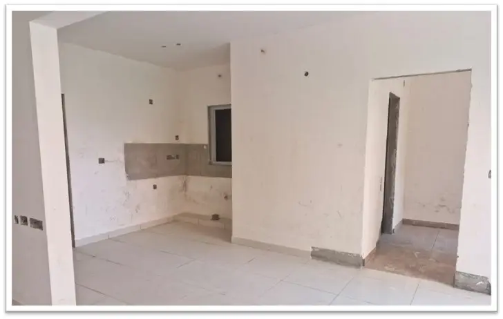 Plastering work in progress