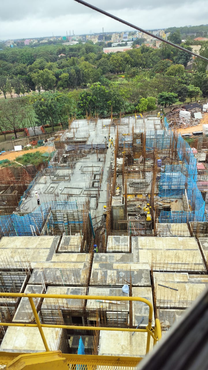 Second Floor concreting work is in progress