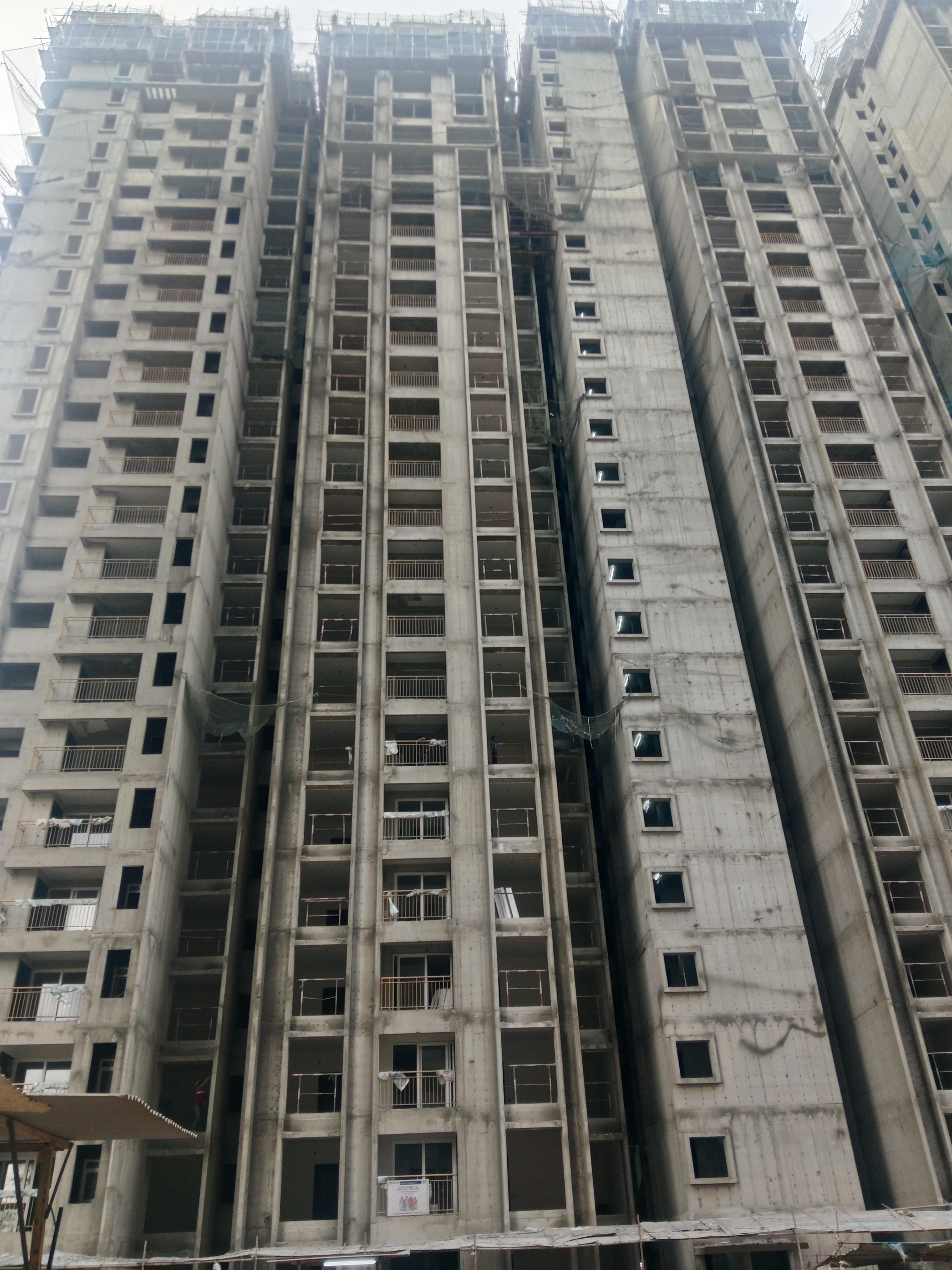 Twenty Fifth floor shuttering & reinforcement work is in progress.