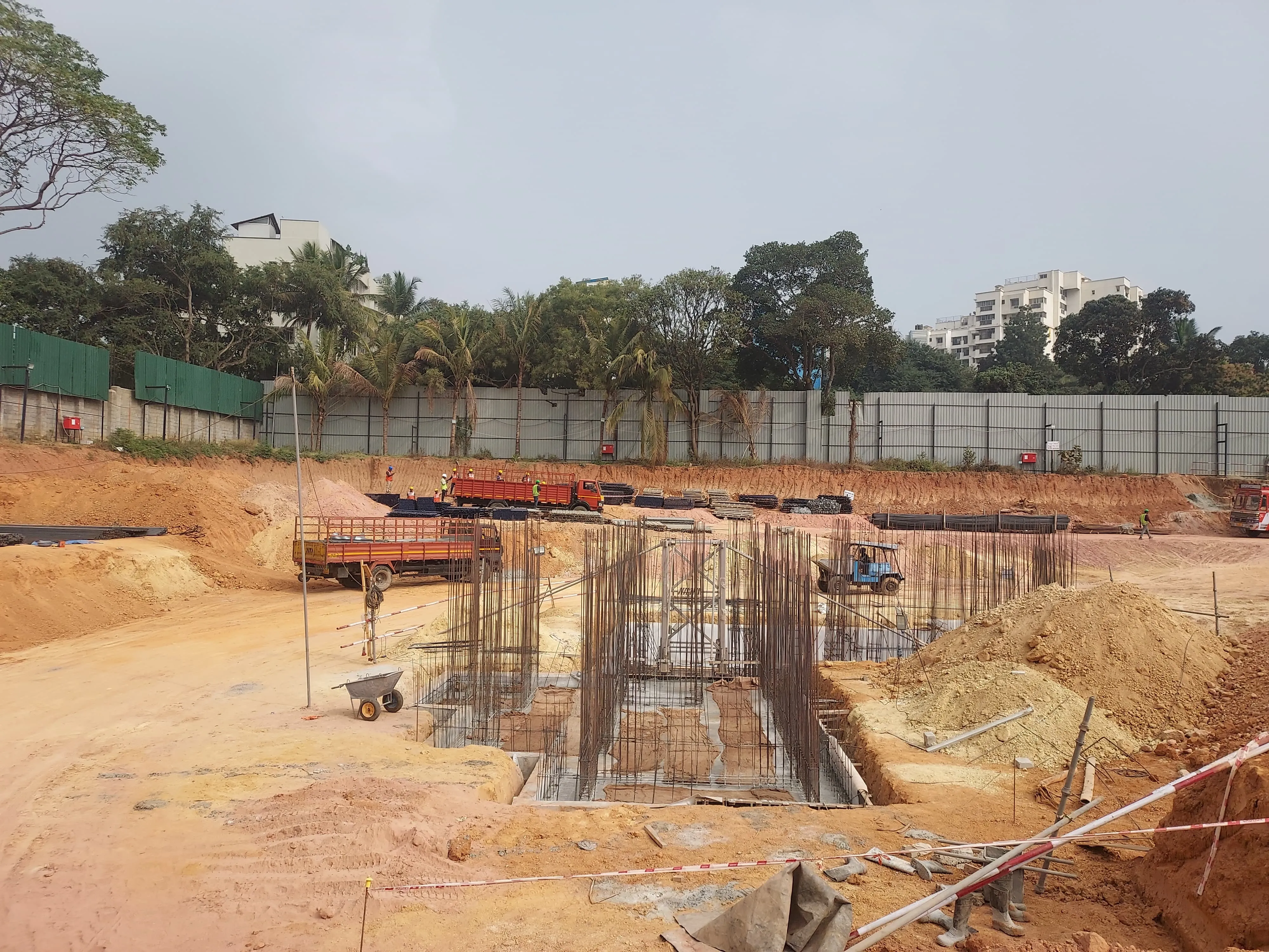 Tower C Foundation work in progress