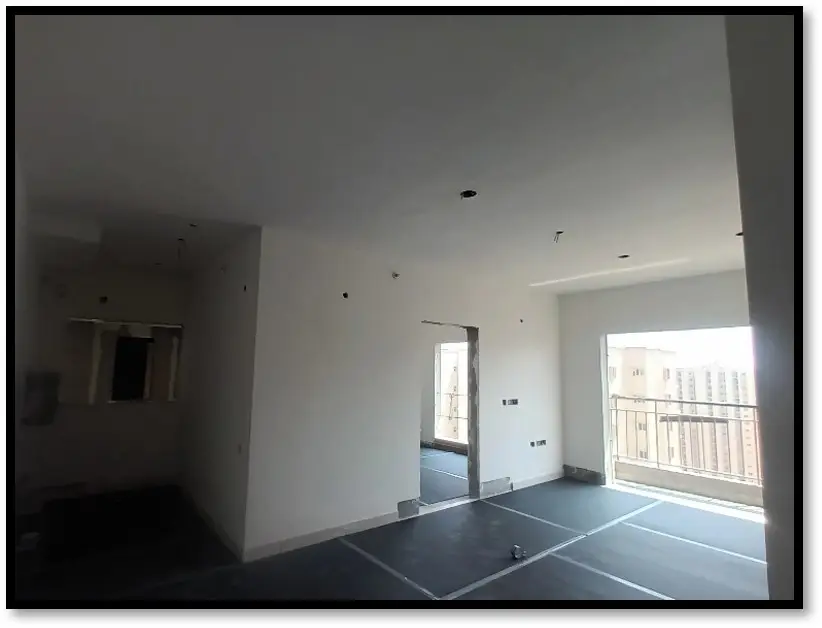 Internal flats 1st Coat Painting Work in progress