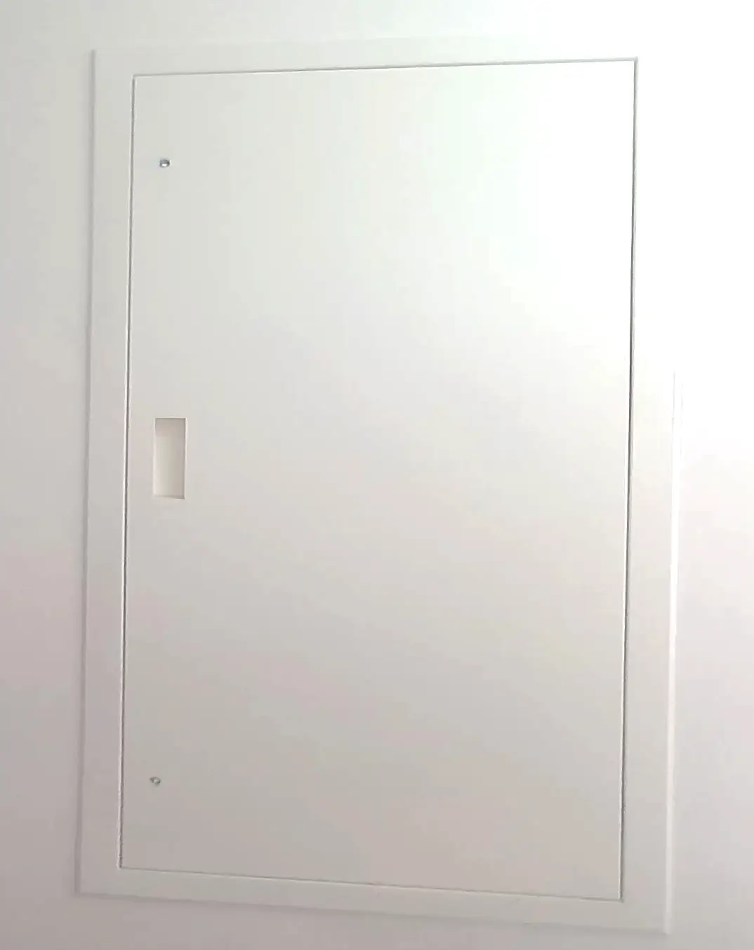 Plumbing and Electrical Shaft Door Installation work in progress