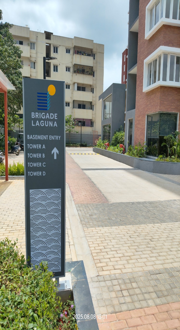 Podium driveway external development work completed