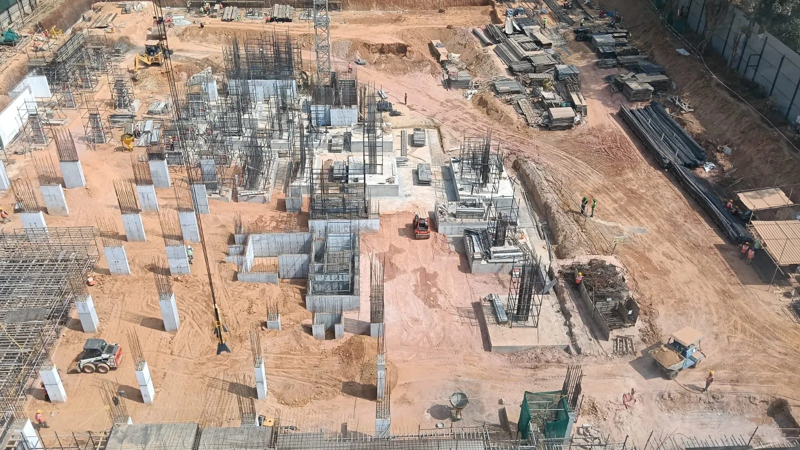 Tower- B Foundation and Backfilling in progress