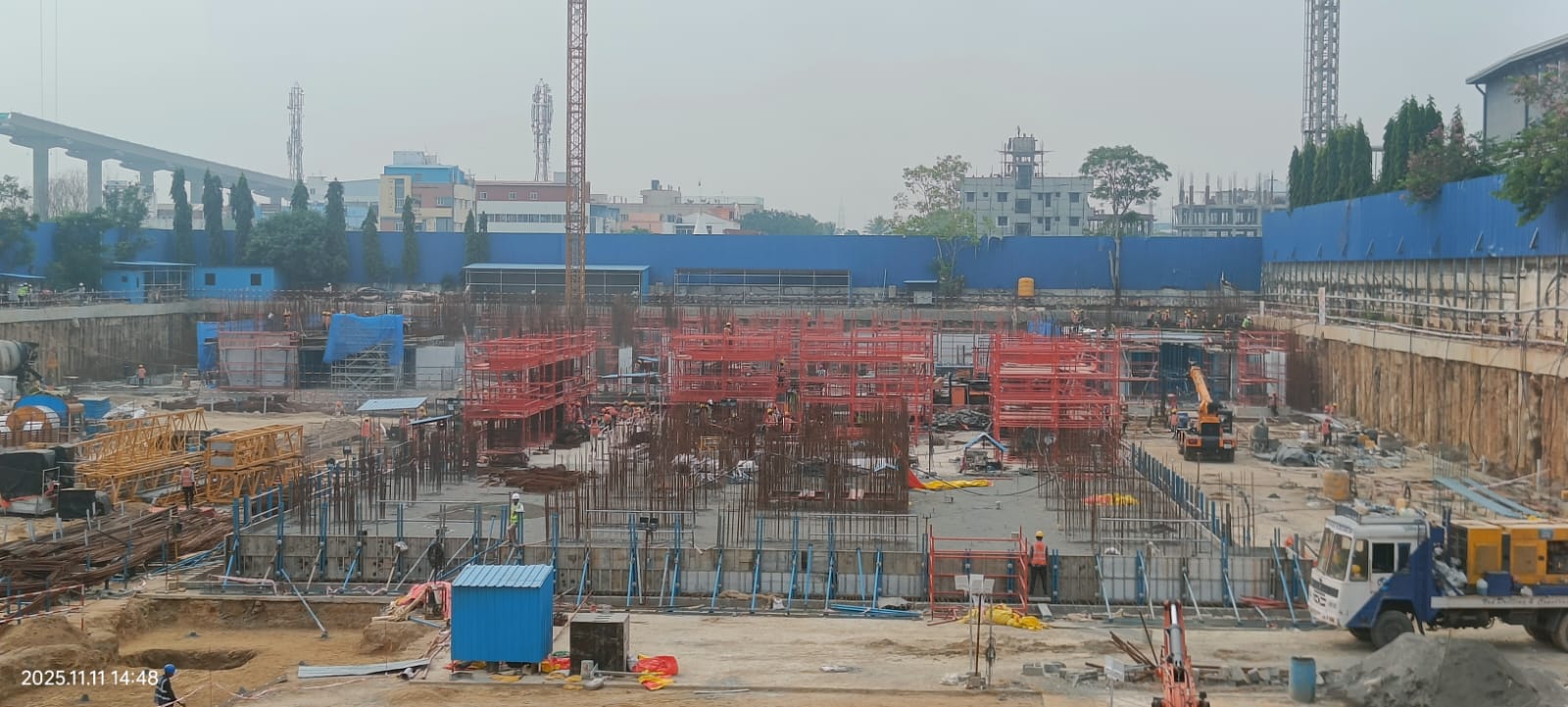 Tower A - Milestone Release -"On completion of Foundation (raft)" - Status as on 11th