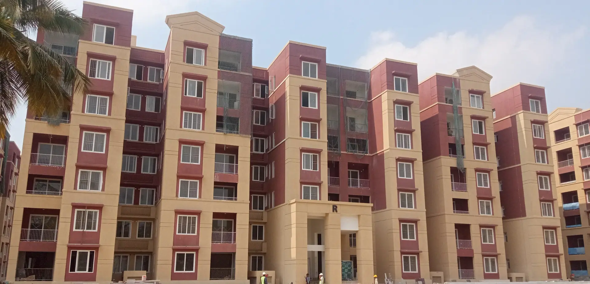 Block R – Internal flat QA work in progress (46/82 completed)