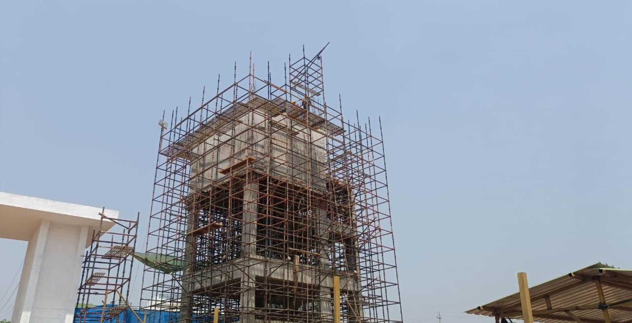 OHT - Top slab shuttering work in progress - Mar 2024