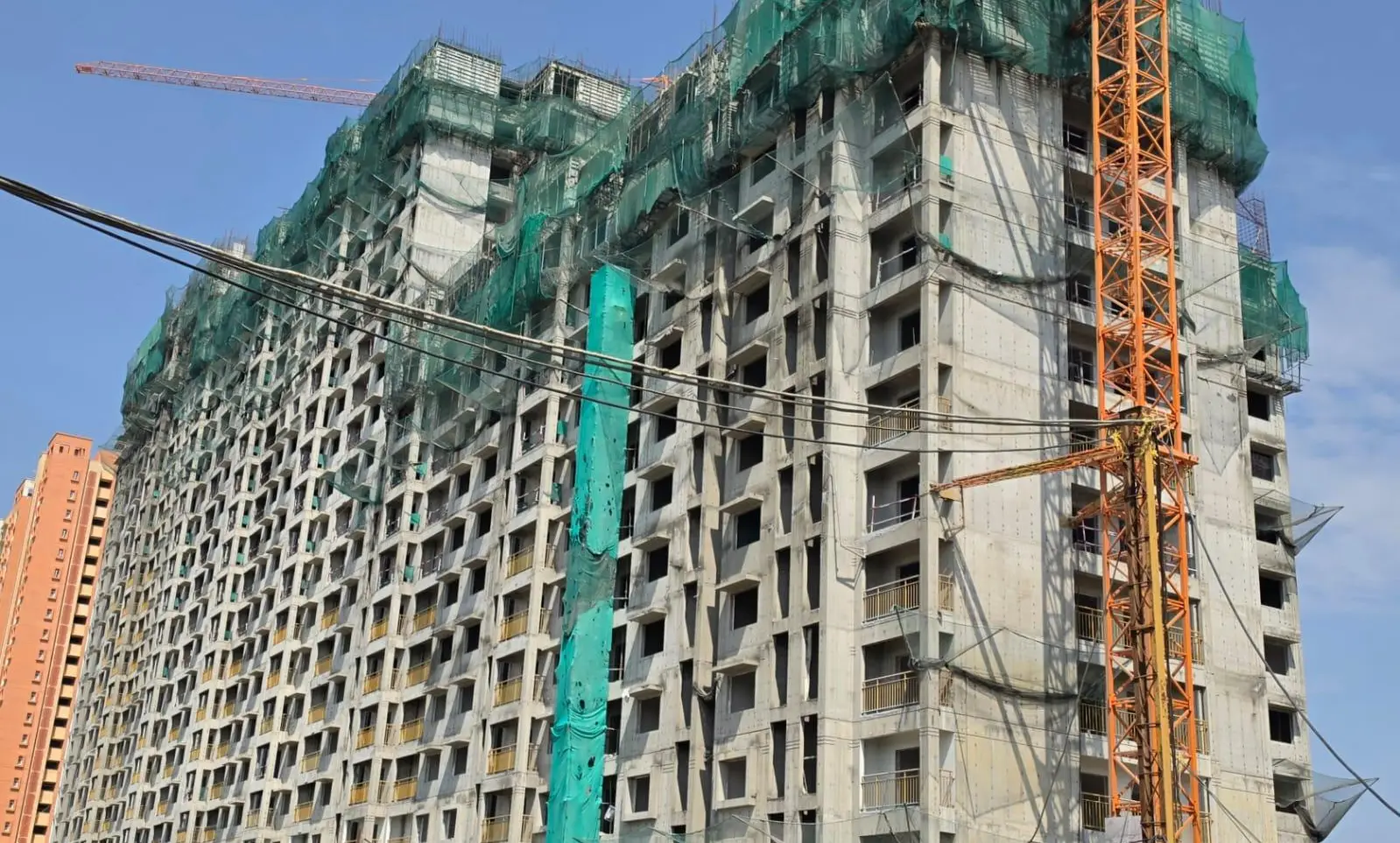 Part of 12th Floor Slab In Progress