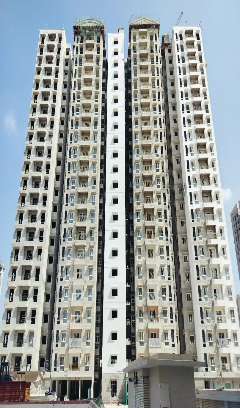 External painting work in progress