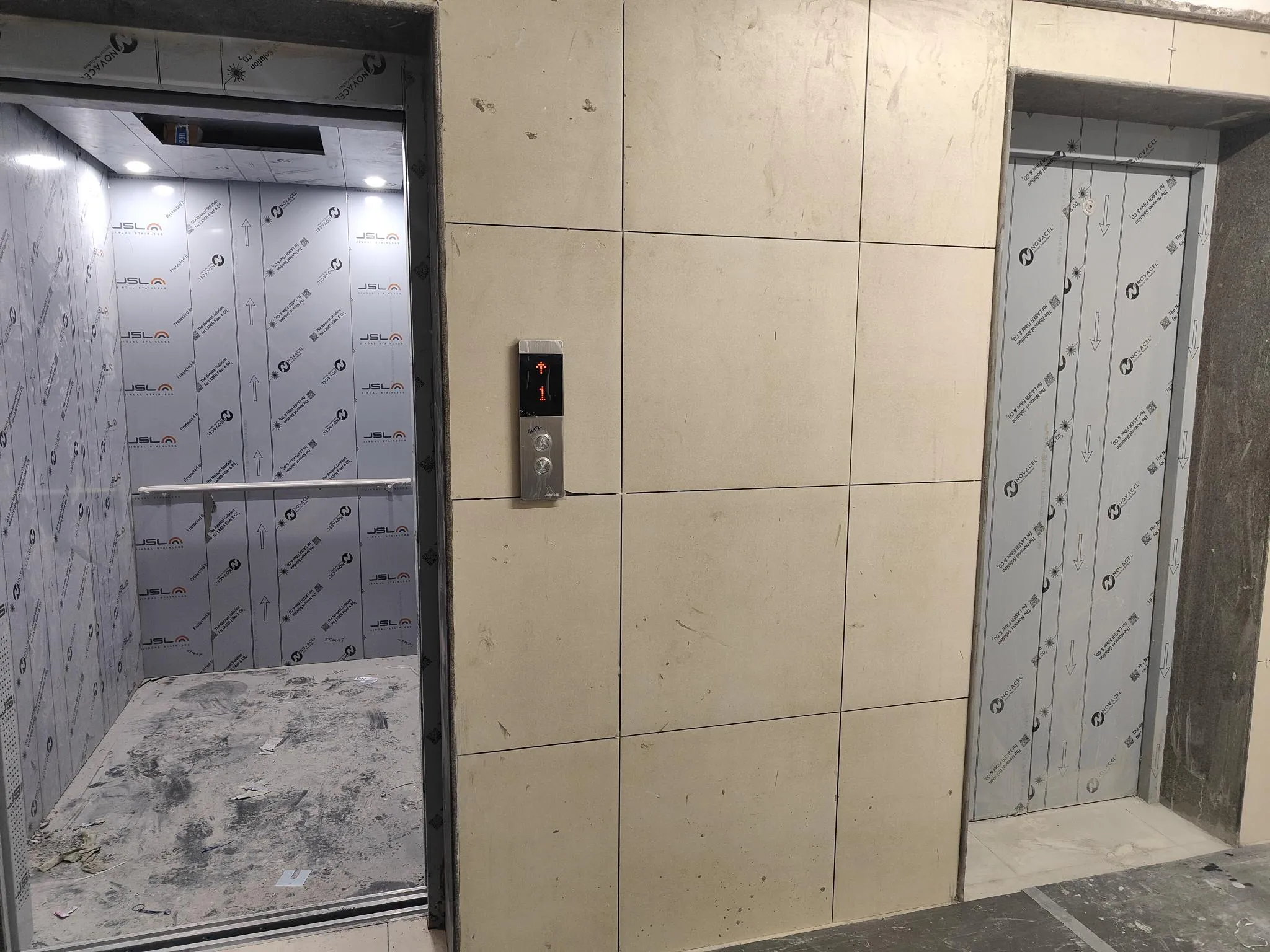 TOWER A & B On Commencement of installation of lifts (6F-8F)