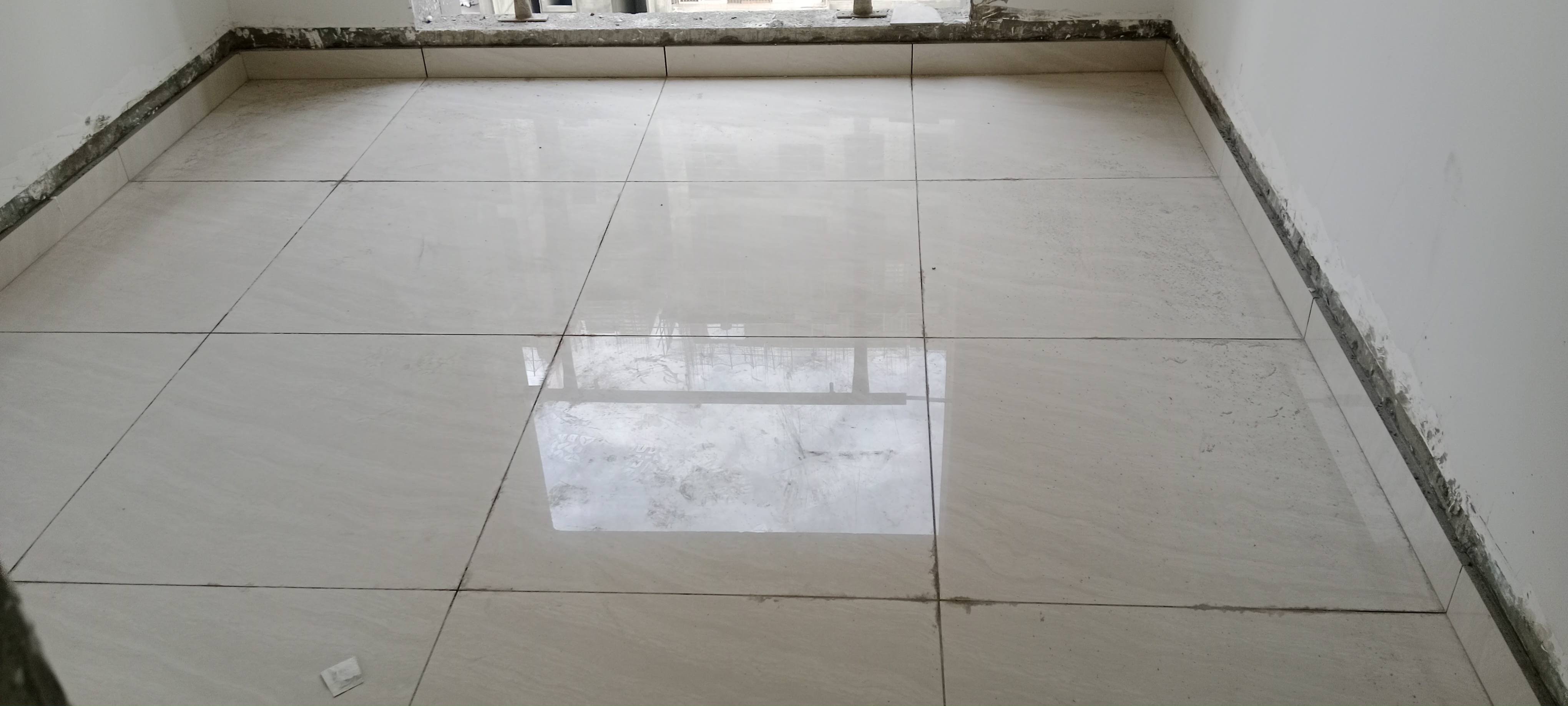 Finishing works in progress