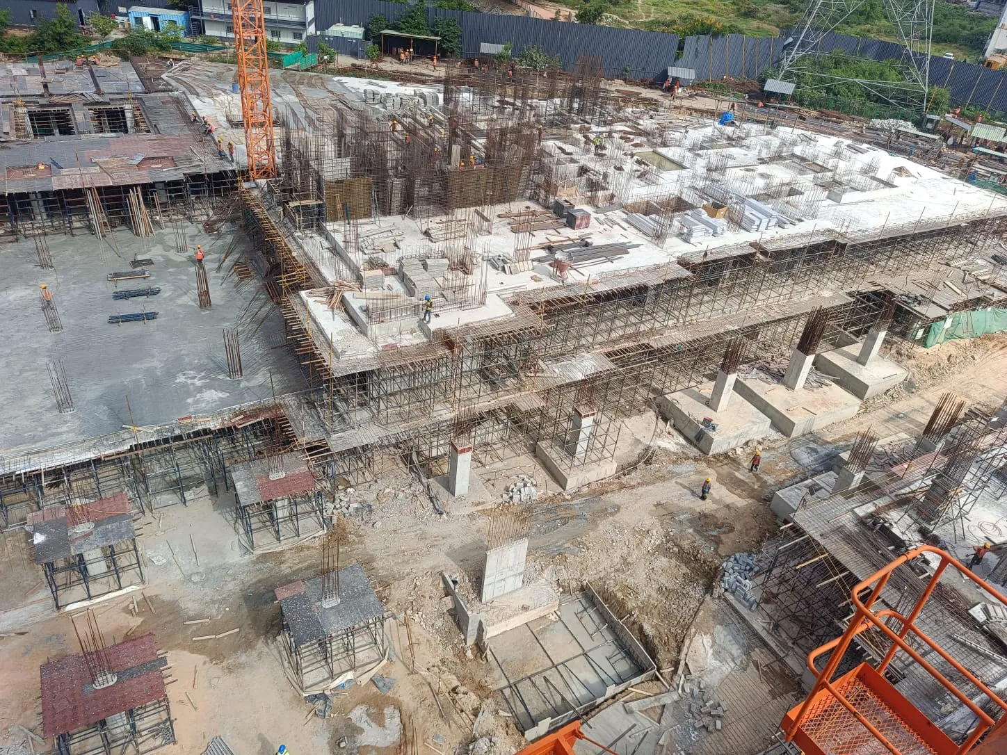 Tower D | Ground Floor wall in progress