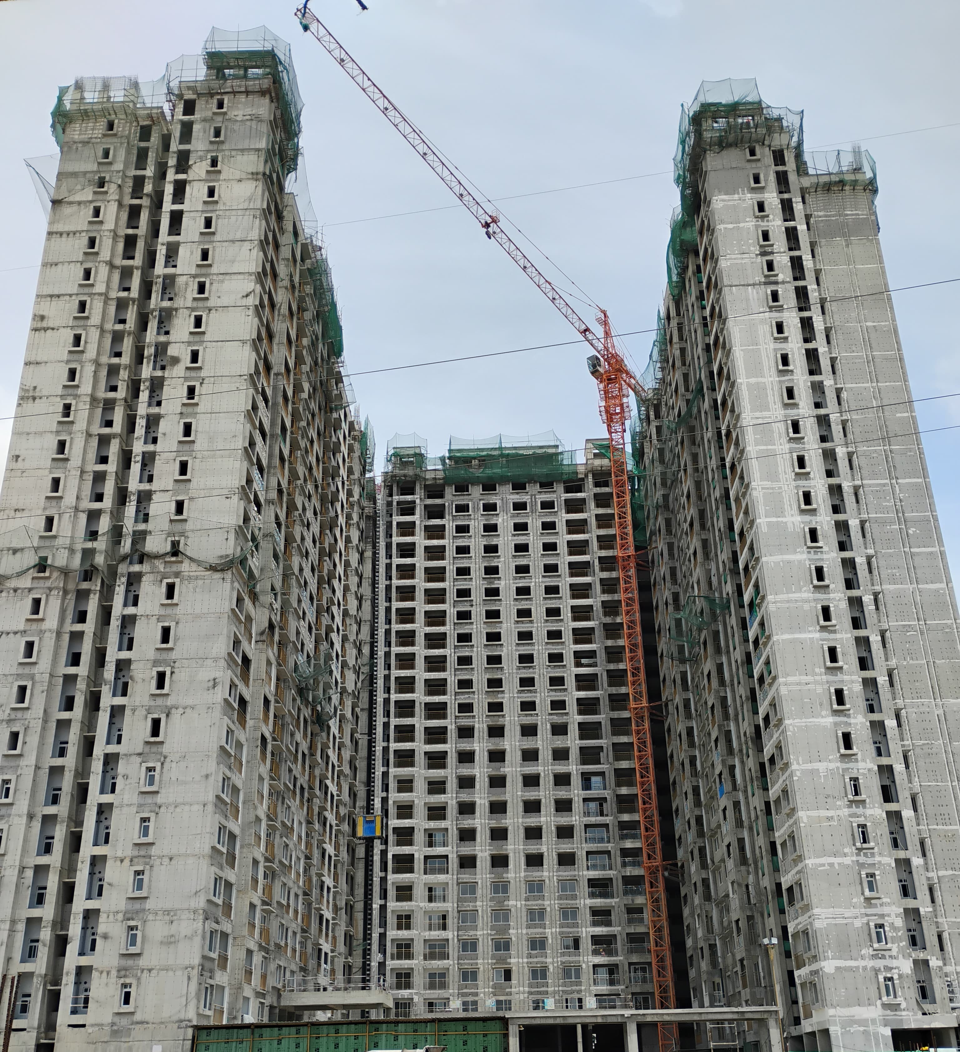 Project Photograph's External View Terrace Slab Completed