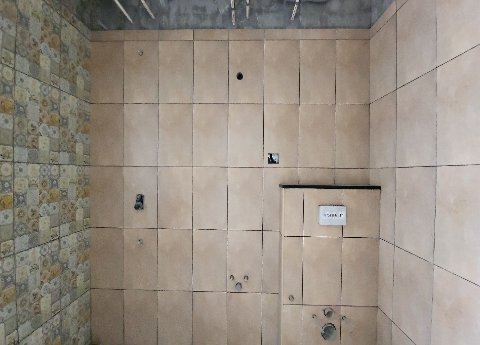 Tiling works Wing A: 9th floor work in progress Wing B: 9th floor work in progress Wing C: 9th floor work in progress