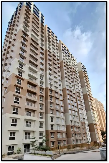 East ,South and West wing External Painting works completed