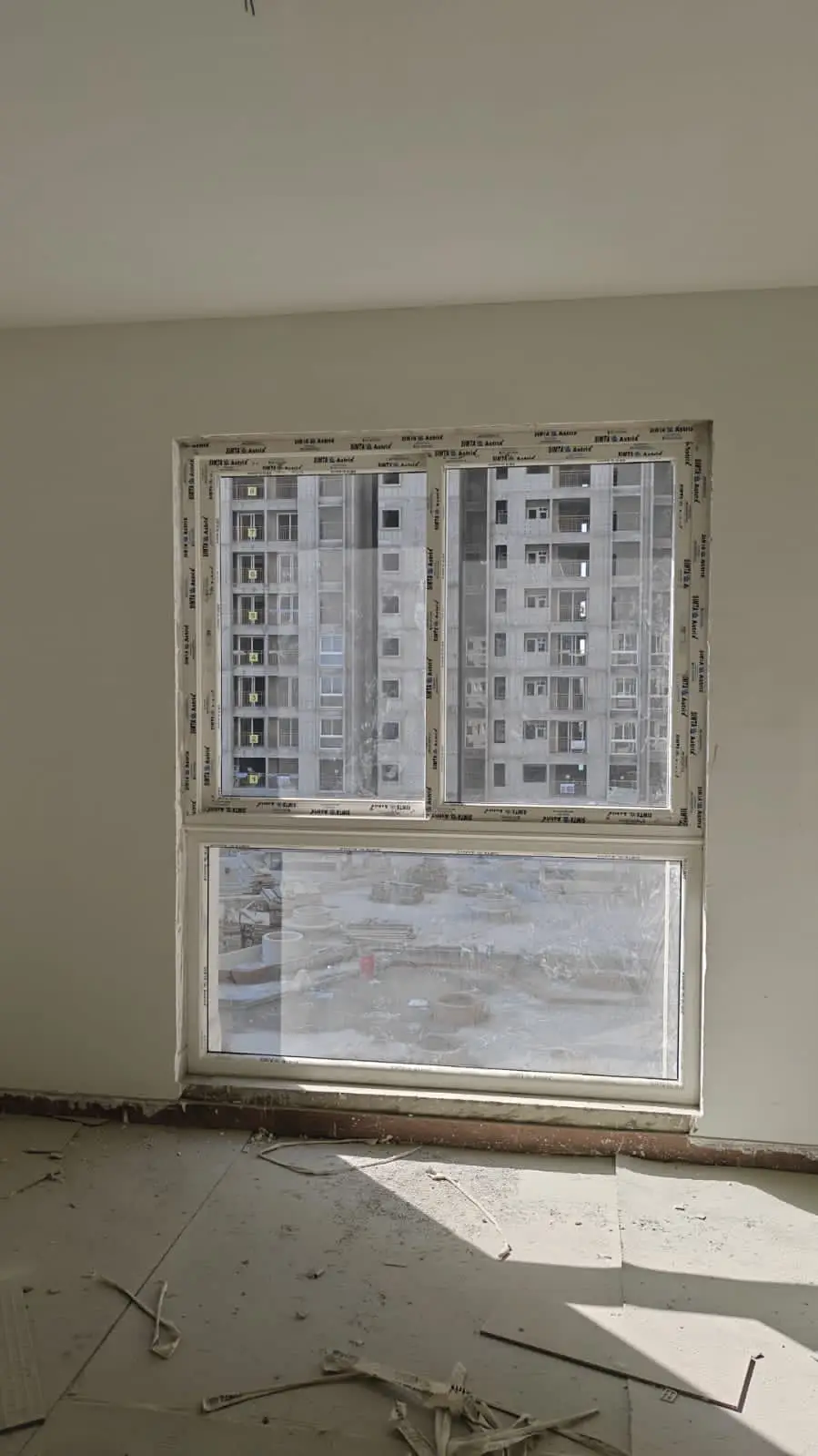 Tower E - Milestone Release -"On Commencement of windows fixing Ground to 7th Floor" - Status as on 31st