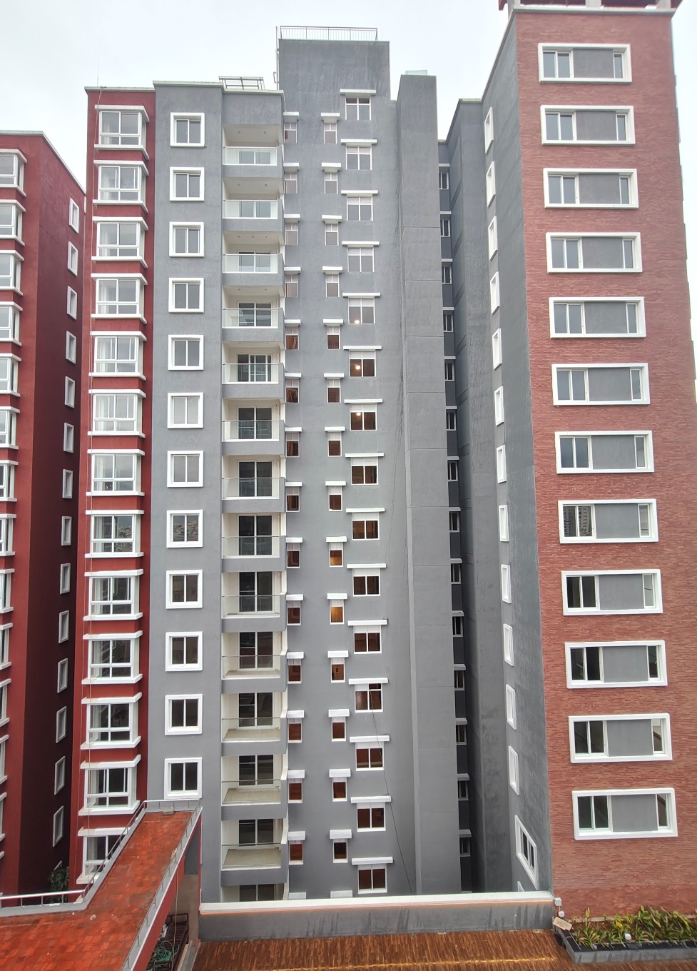 Tower D External painting completed