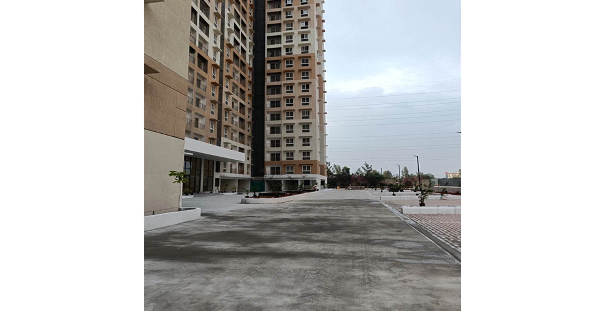 North side elevation and ground floor car parking