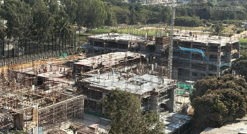 Tower C & D – 2ndFloor & 3rd floor Slab Work in progress