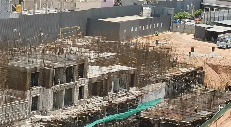 Tower – B: Ground floor slab is cast