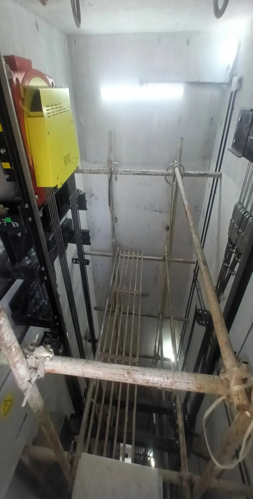 Lift Installation work in progress