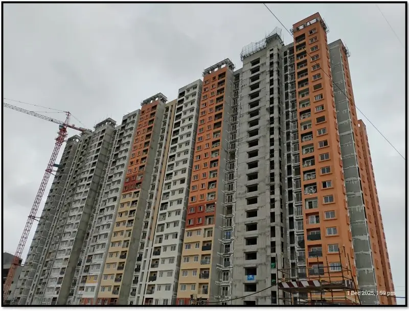 Project Photograph's External View Terrace Slab Completed