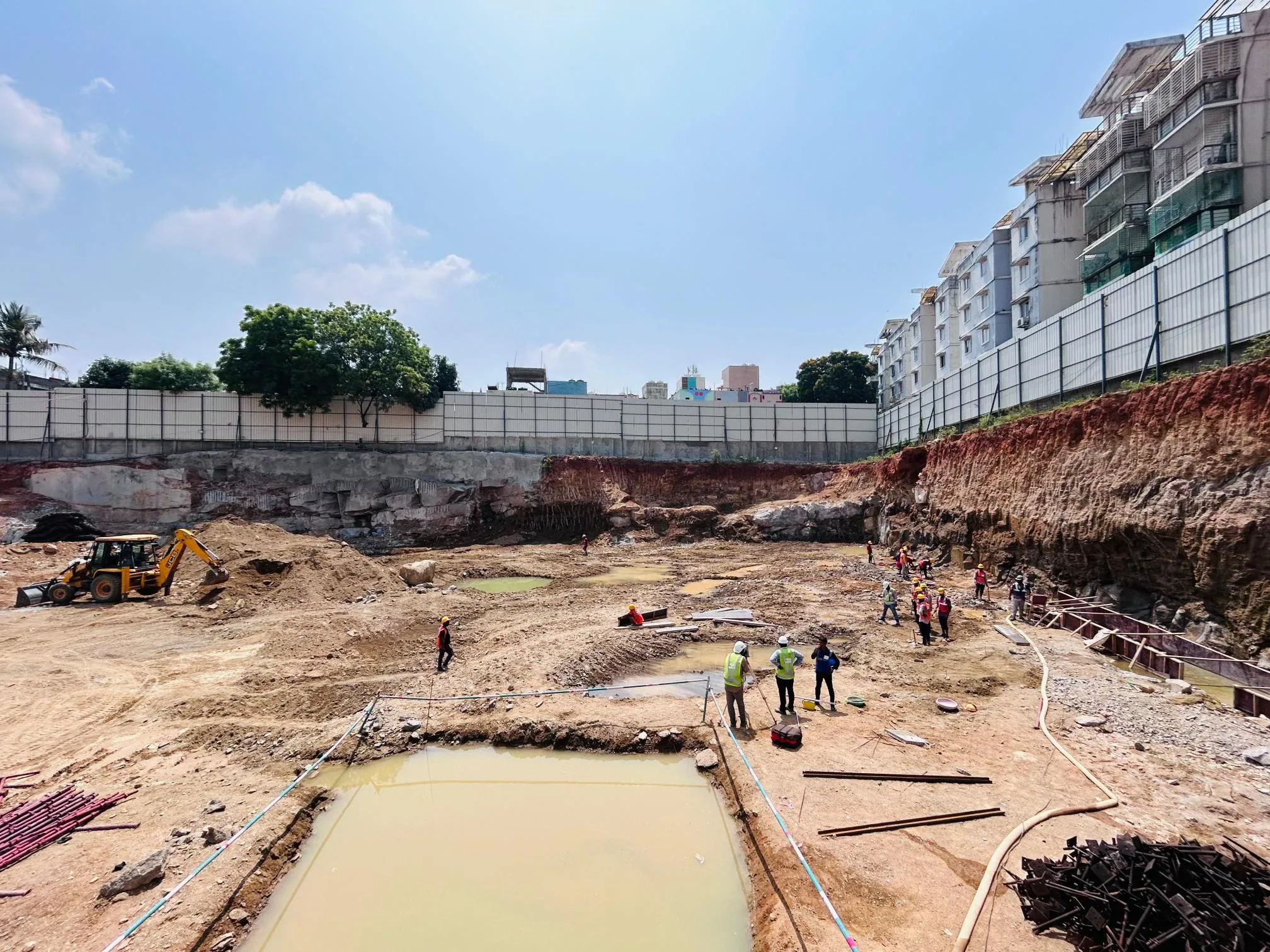 Enclave-Tower C Foundation work in progress