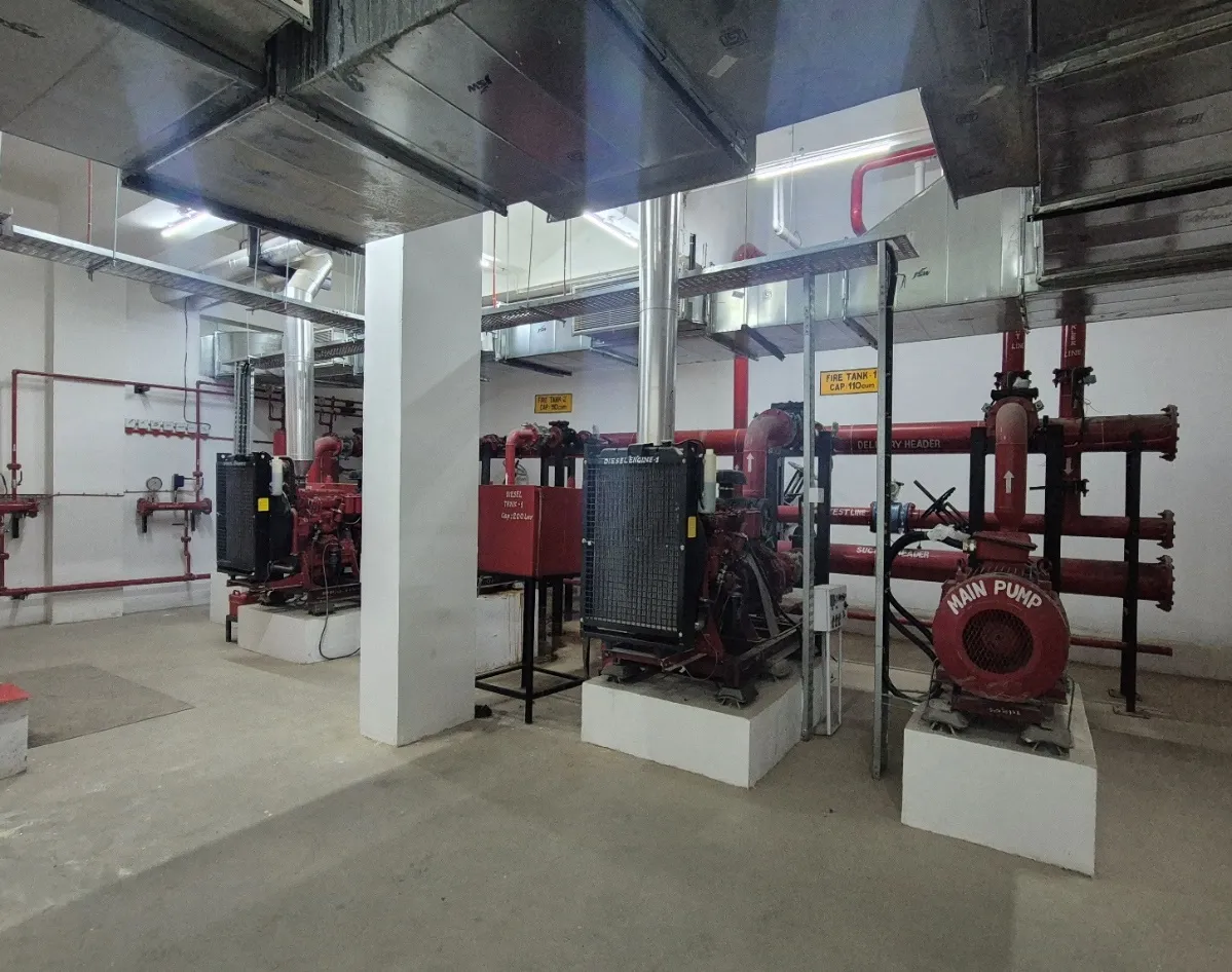 Pump room and WTP