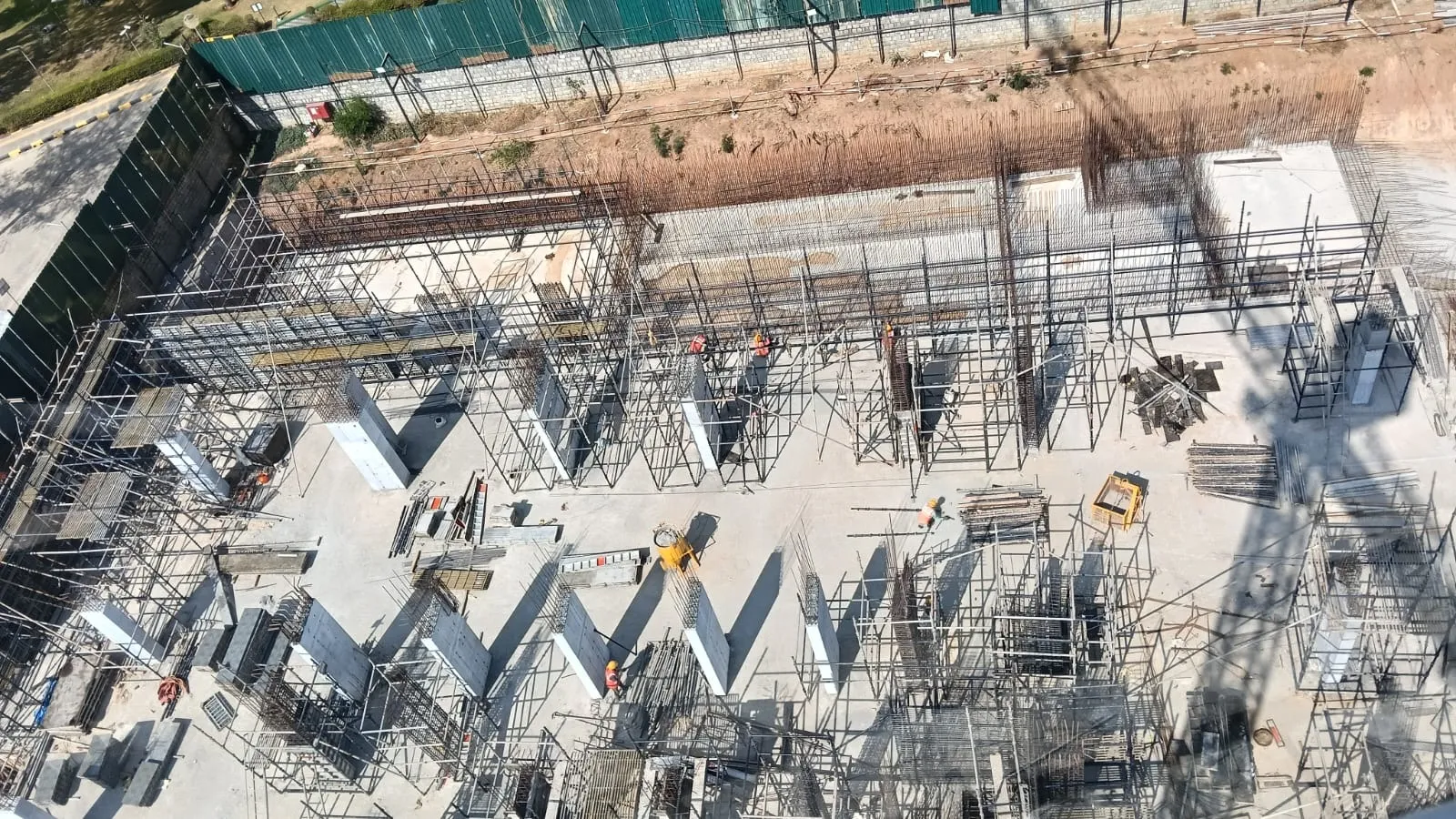 Tower- A Ground floor column in progress