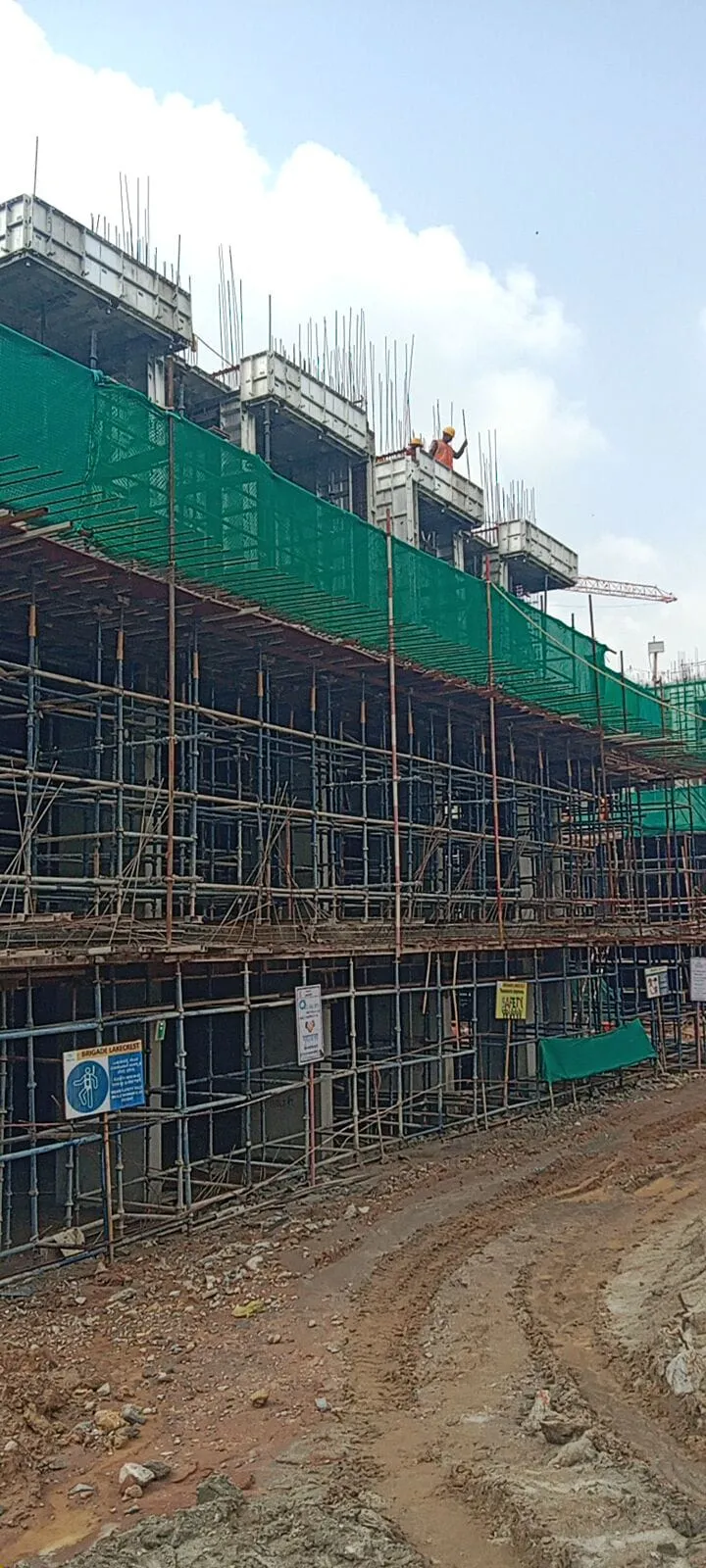 Tower C - 1St floor Slab in progress