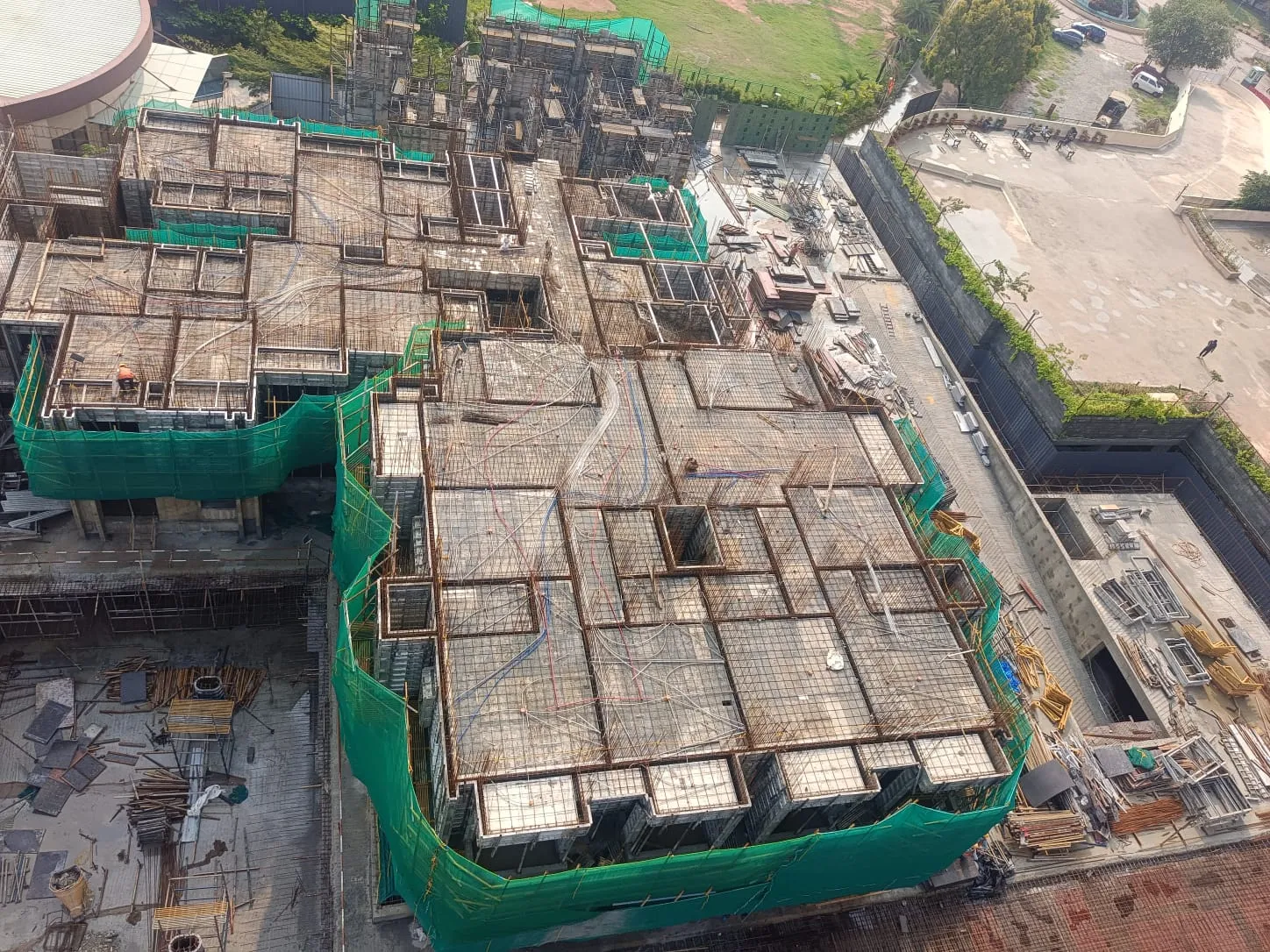 Tower A - 2nd & 3rd Floor Slab in progress