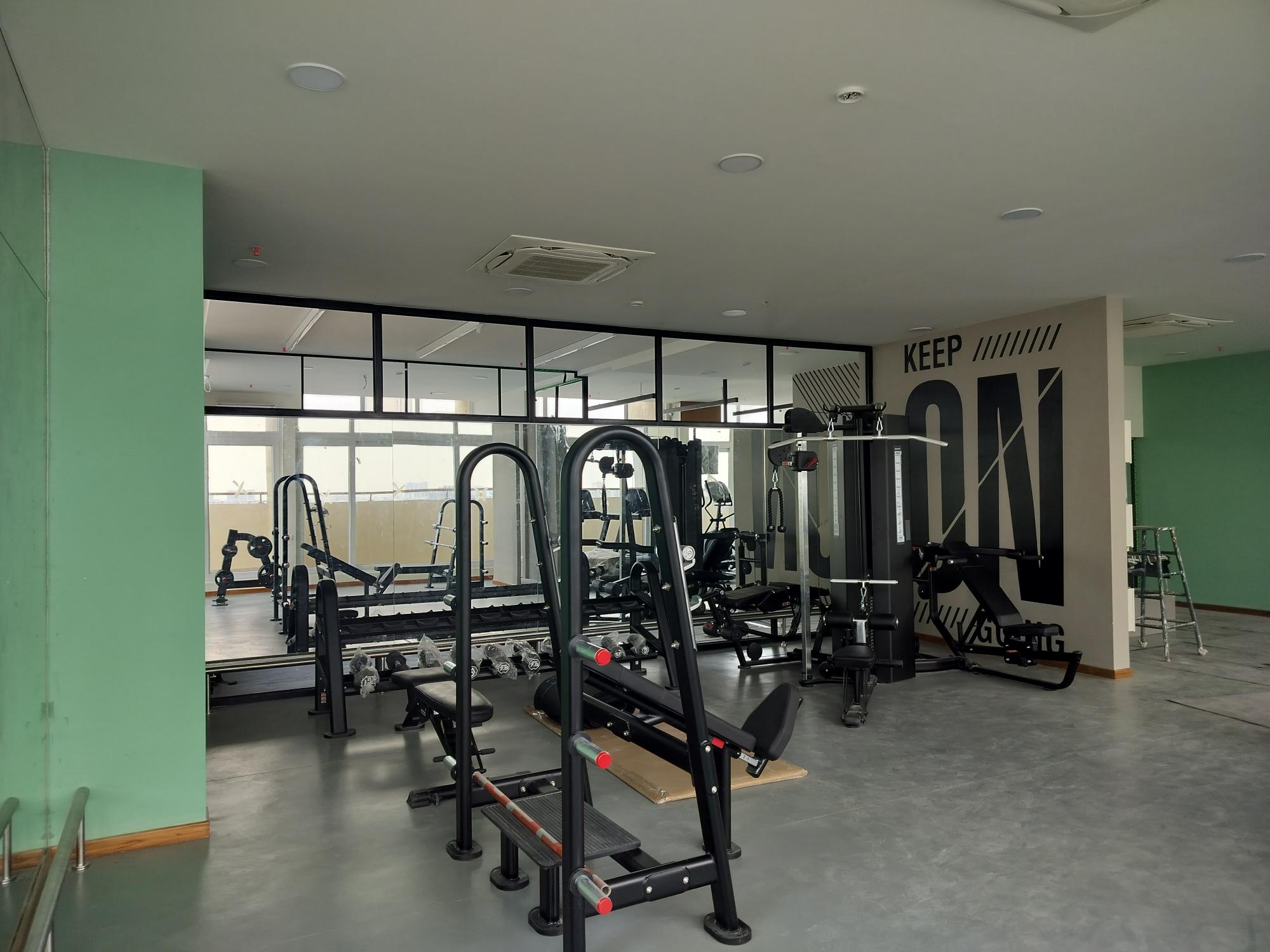 Club House Interior works are completed. Equipment's installation is in progress