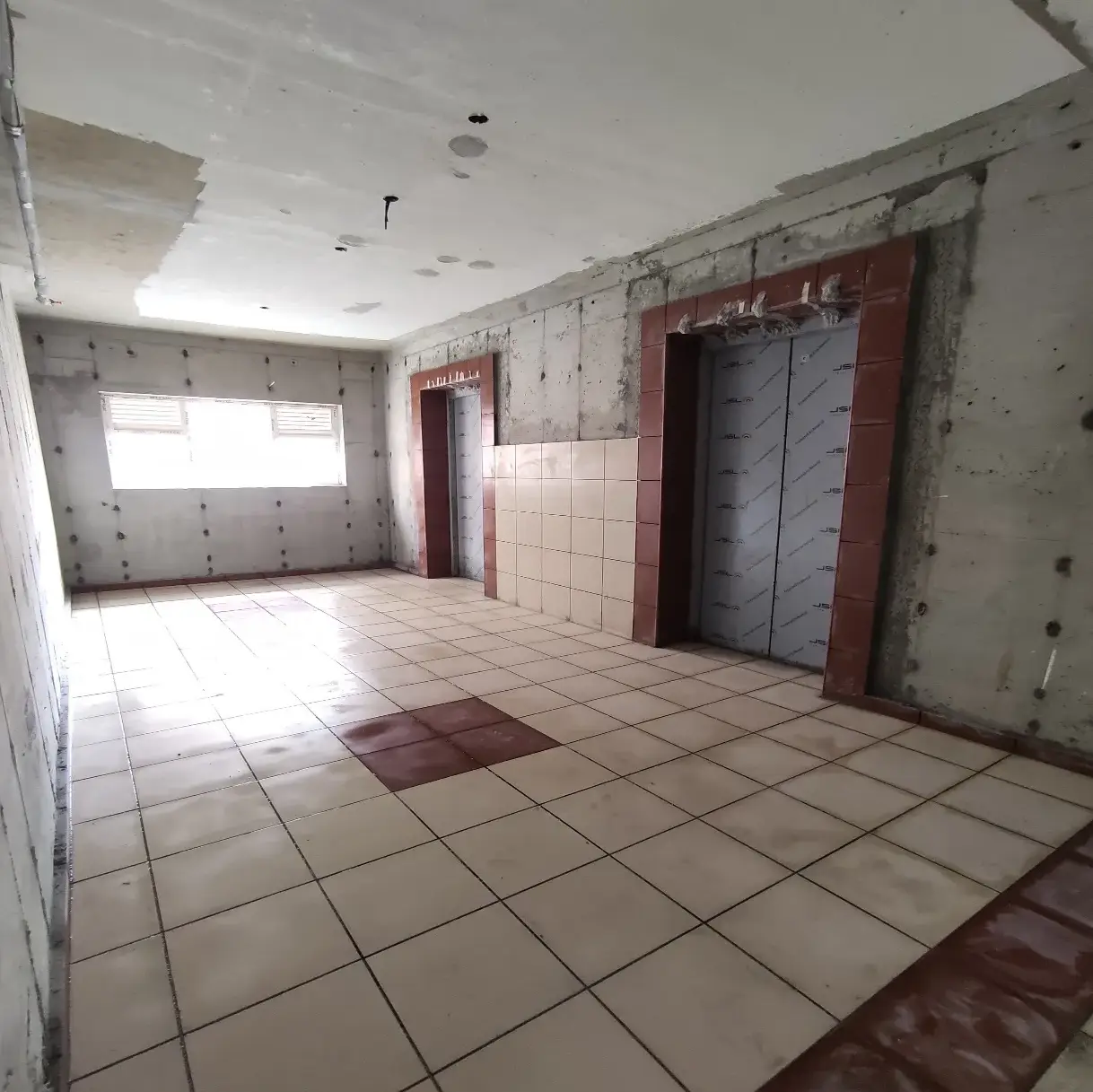 Corridor Area Tiling works started