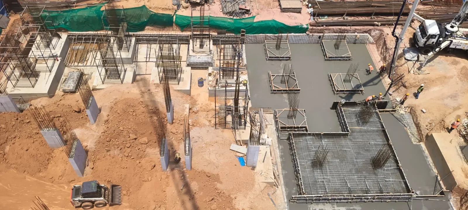 Tower C Foundation work in progress
