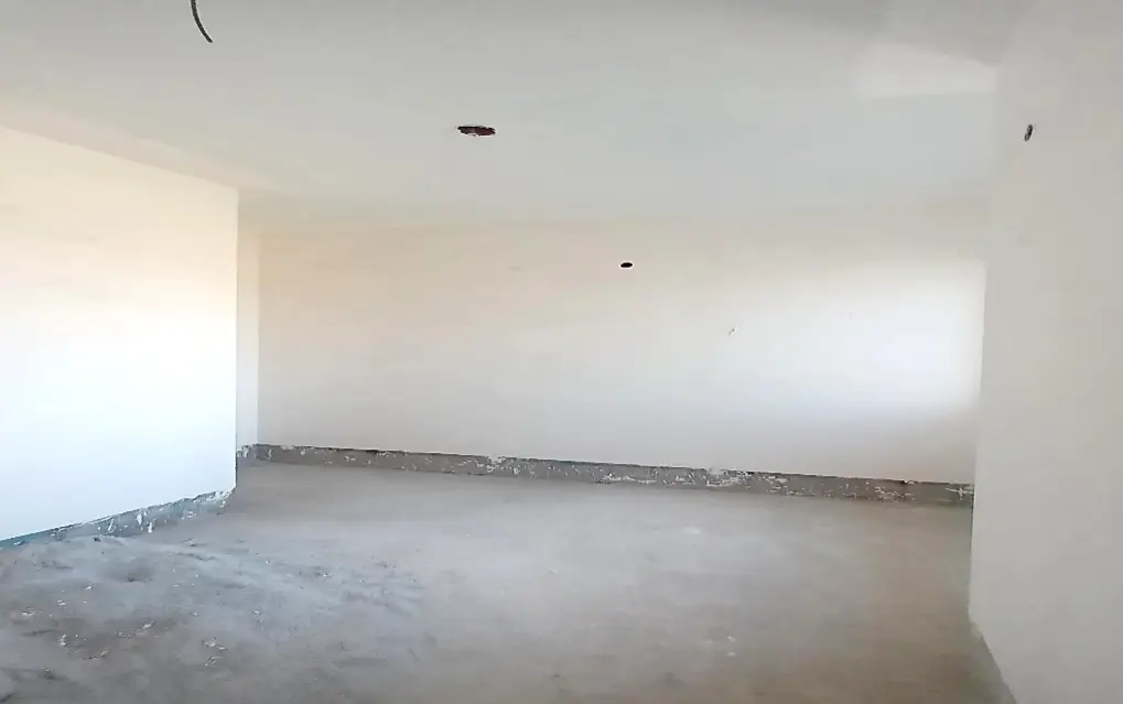 Plastering work in progress