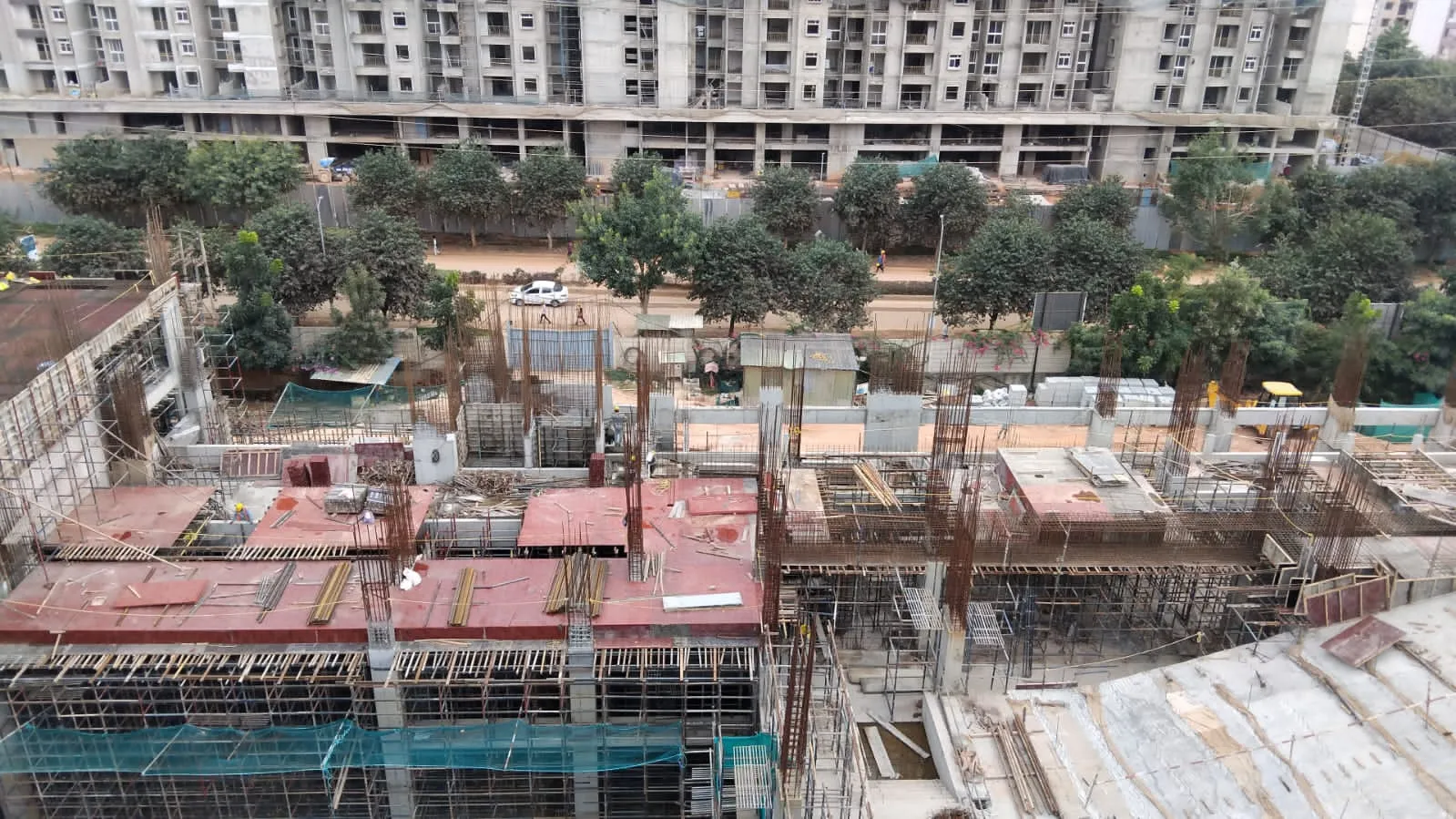 Tower A | 2nd floor slab shuttering work in progress