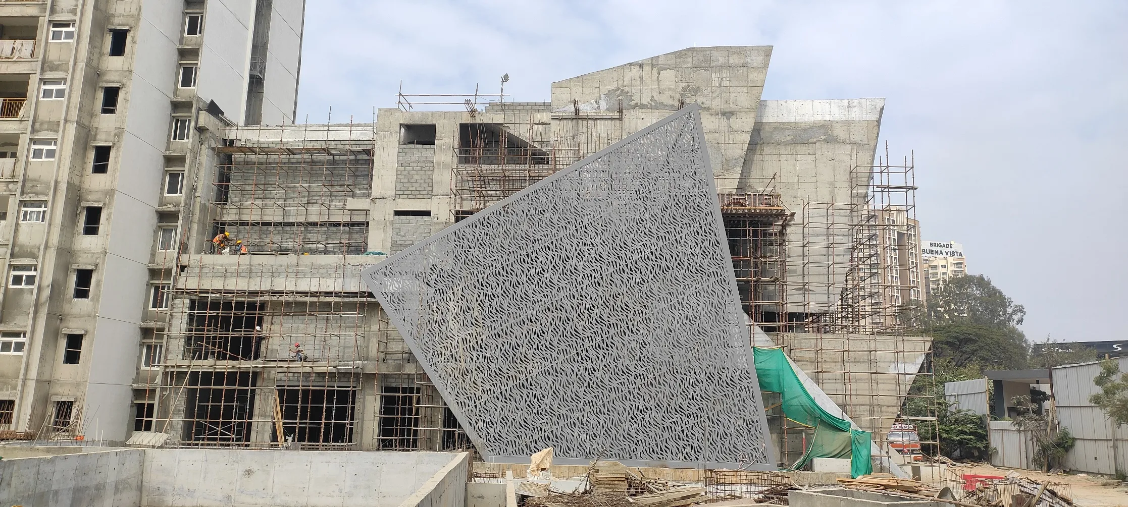 Above terrace works and civil finishing works are in progress.