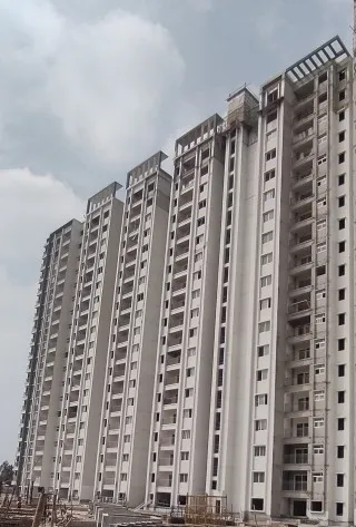 Tower D – External Painting activities are in progress.