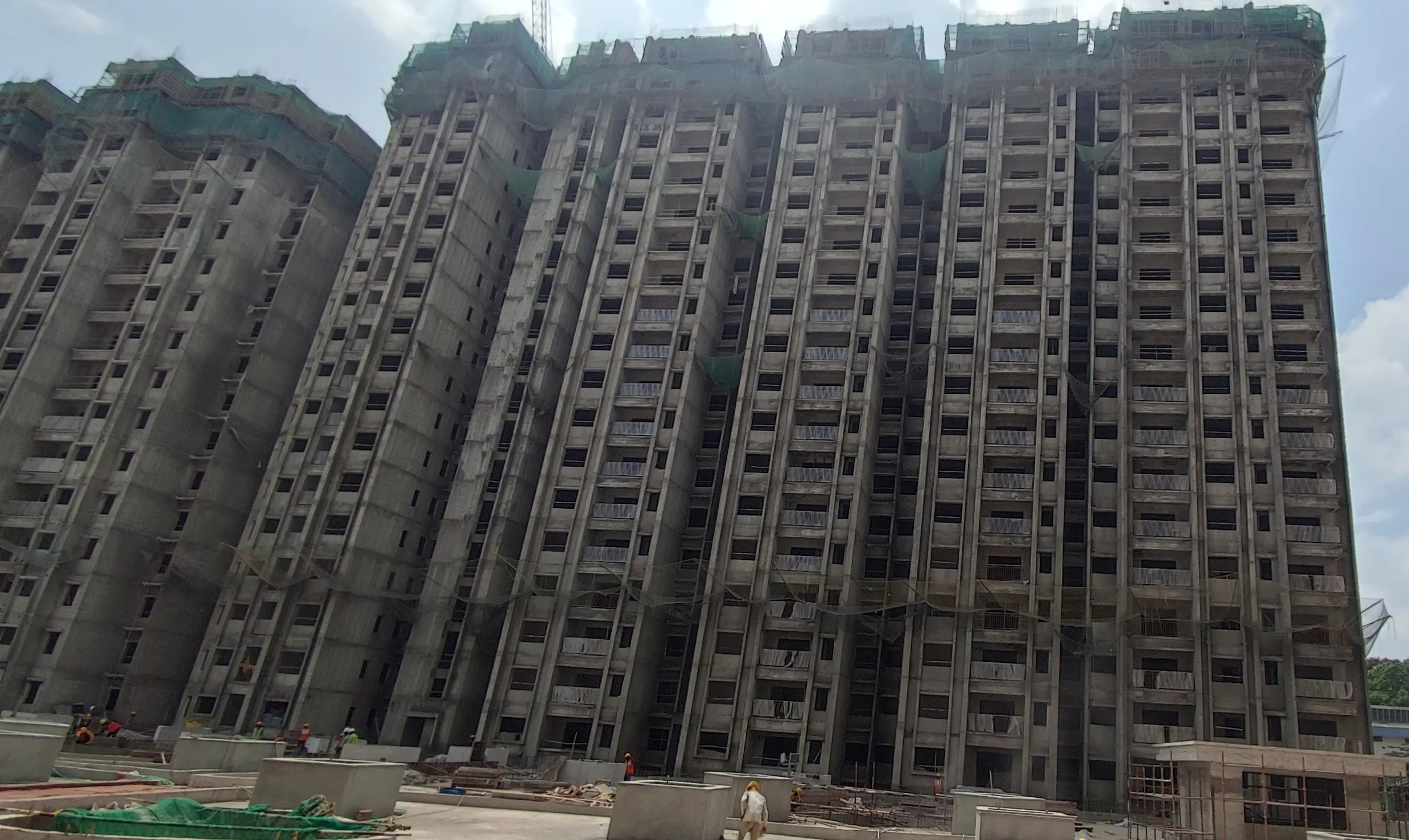 Tower C - Milestone Release -"On Casting of Terrace Slab" - Status as on 15th