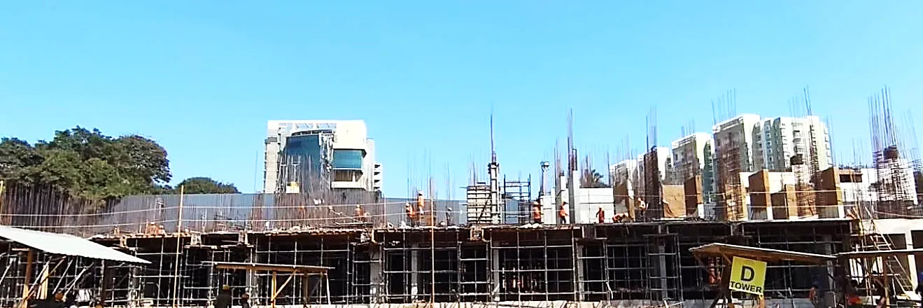 TOWER – D: Upper Basement Slab works in progress