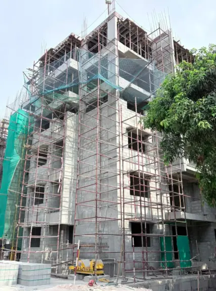 Tower D - Milestone Release - "On Casting of 4th Floor Slab" - Status as on 29th