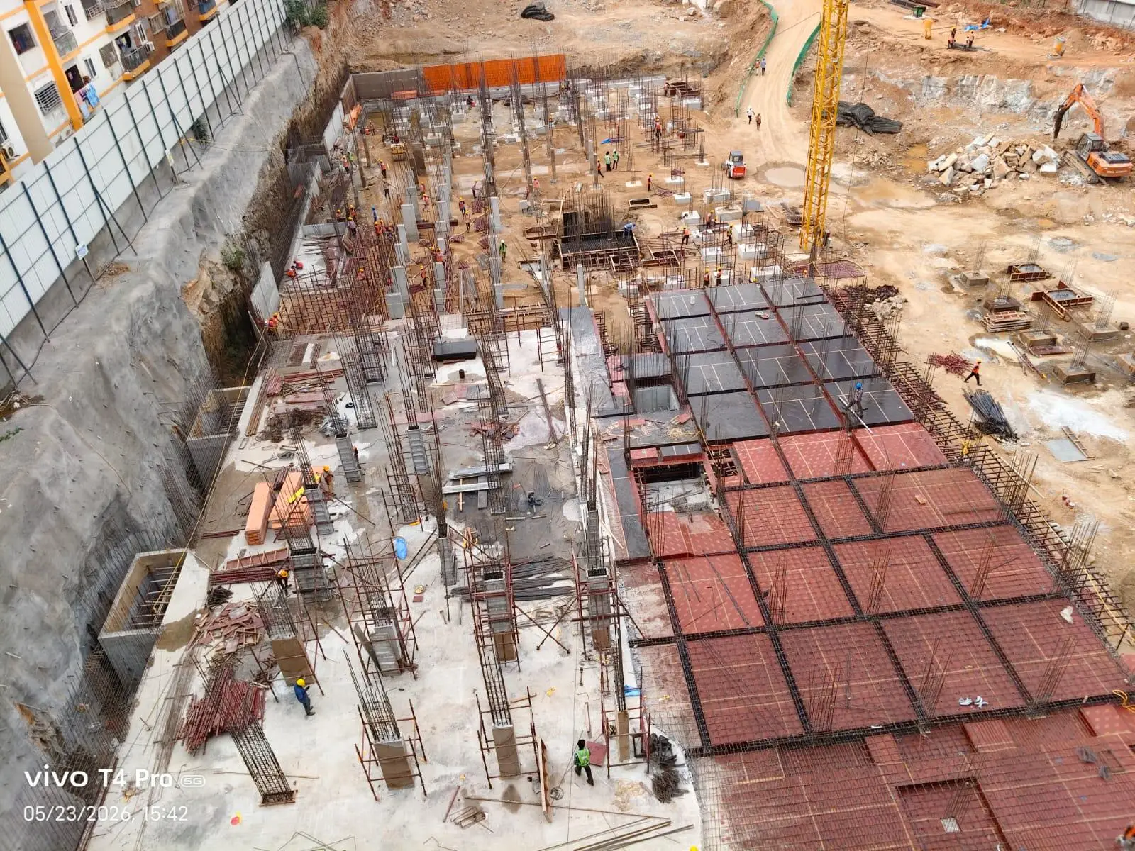 Tower B - Milestone Release -"On completion of Ground Floor slab" - Status as on 03rd