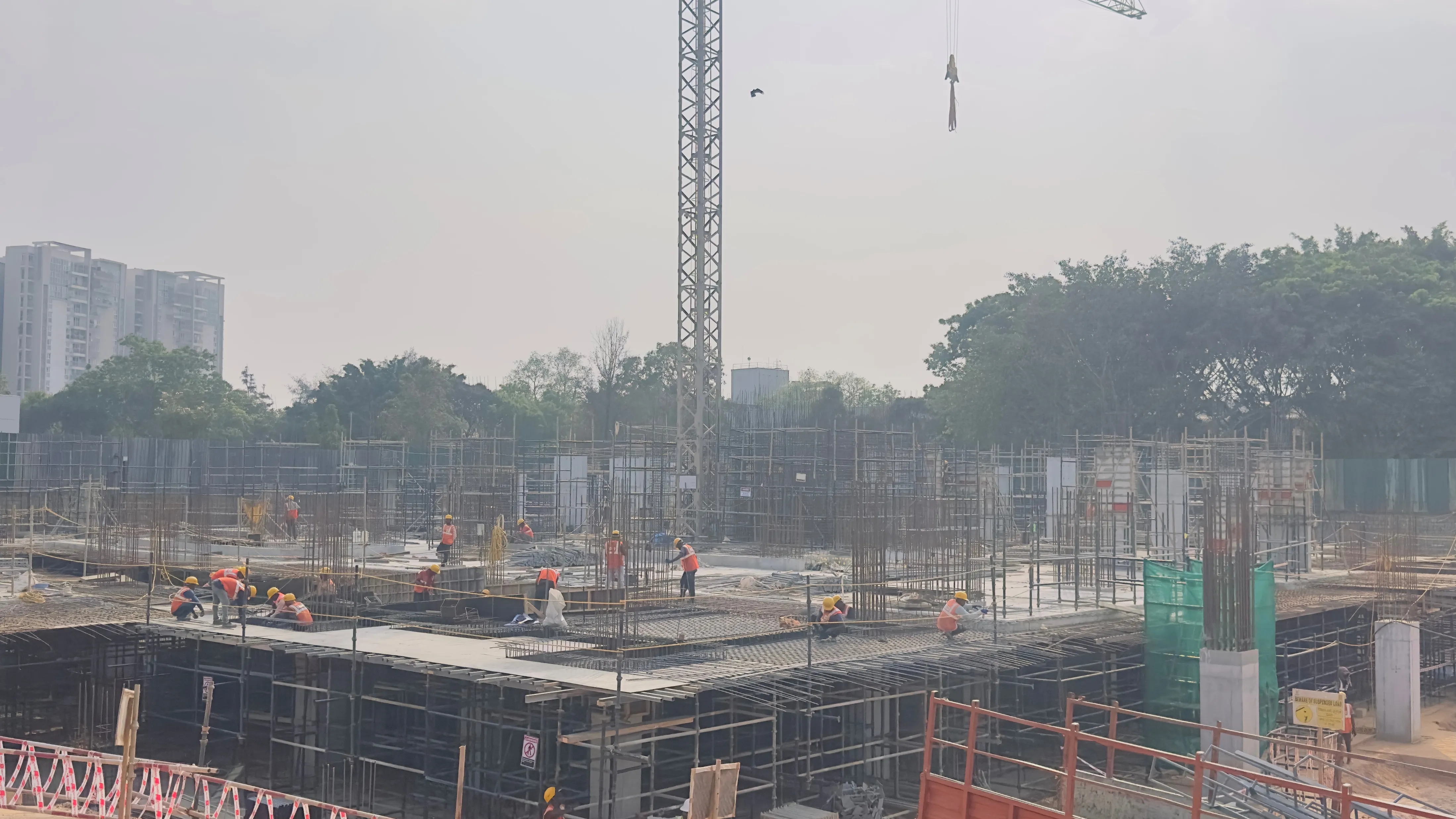 Tower- A Slab Decking in progress