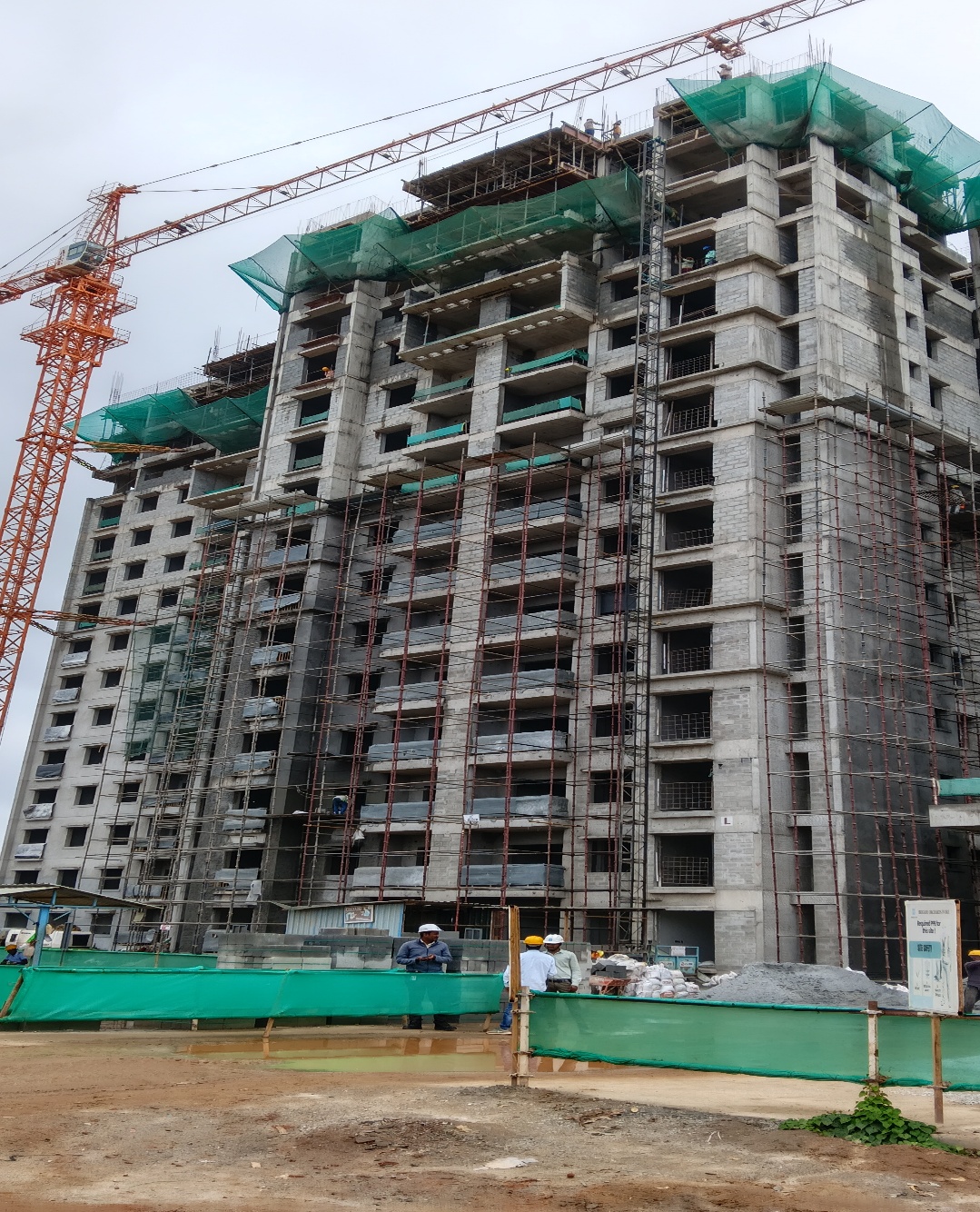 Tower L – Milestone Release –“On Casting of Terrace slab” – Status as on 08th