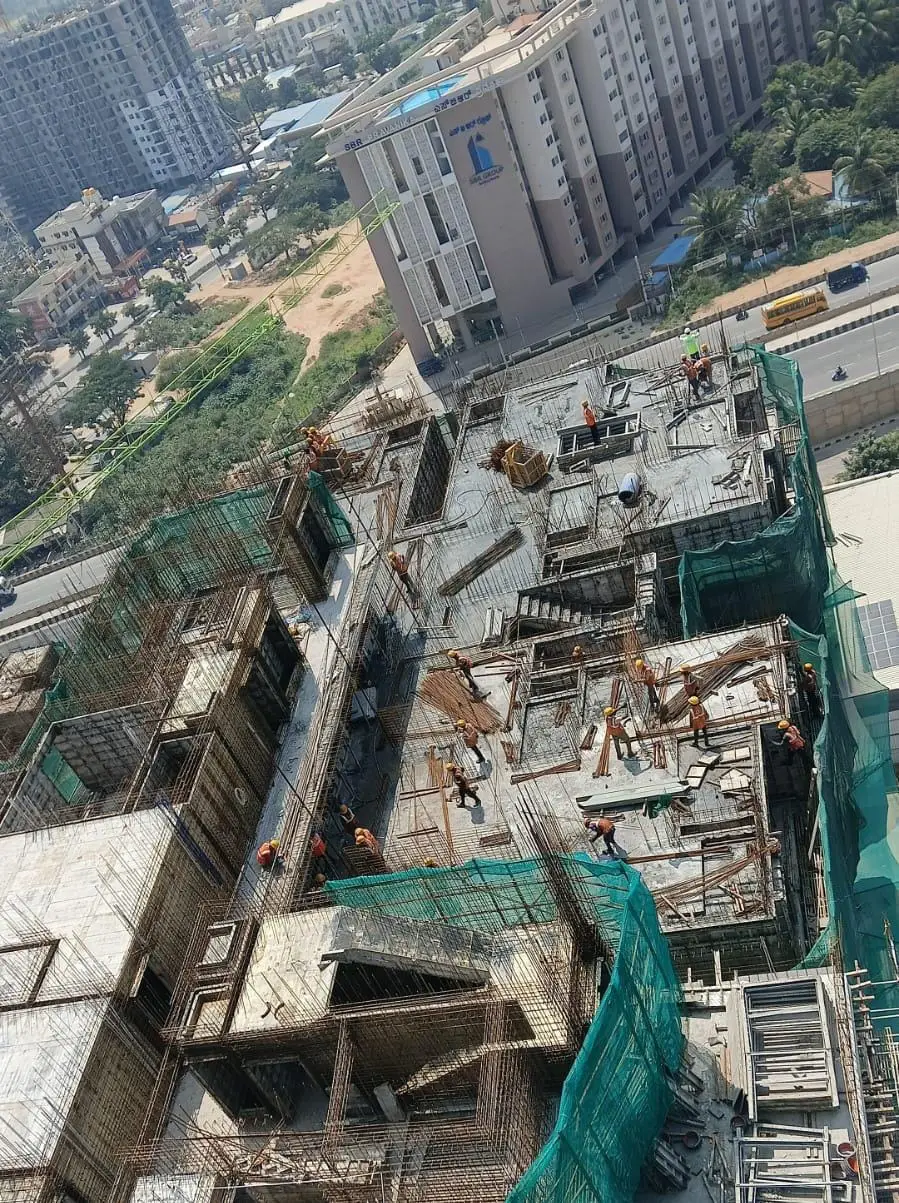 Tower A - Milestone Release -"On Casting of Twentieth Floor Slab" - Status as on 13th