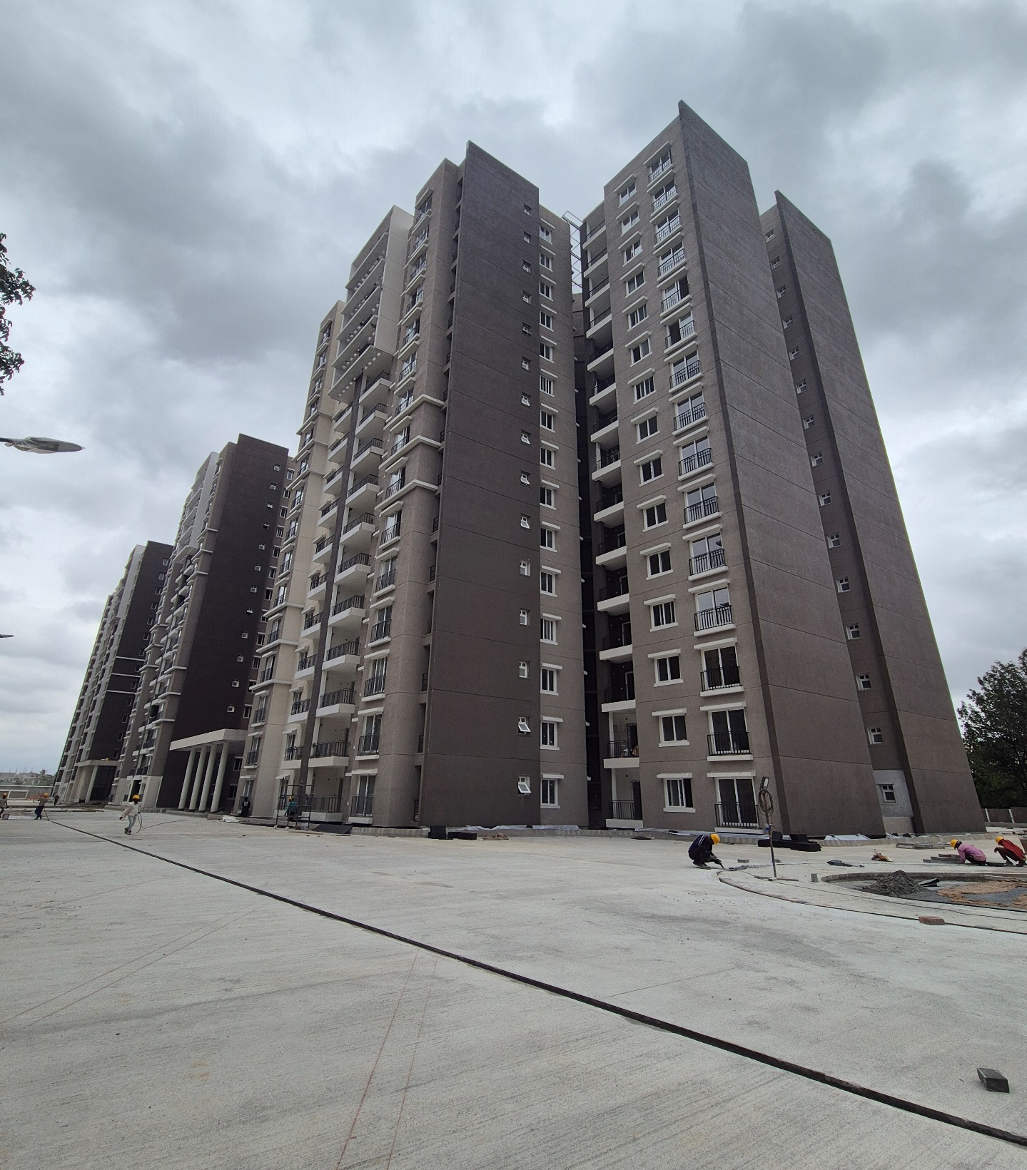 G Block External Texture Paint Completed