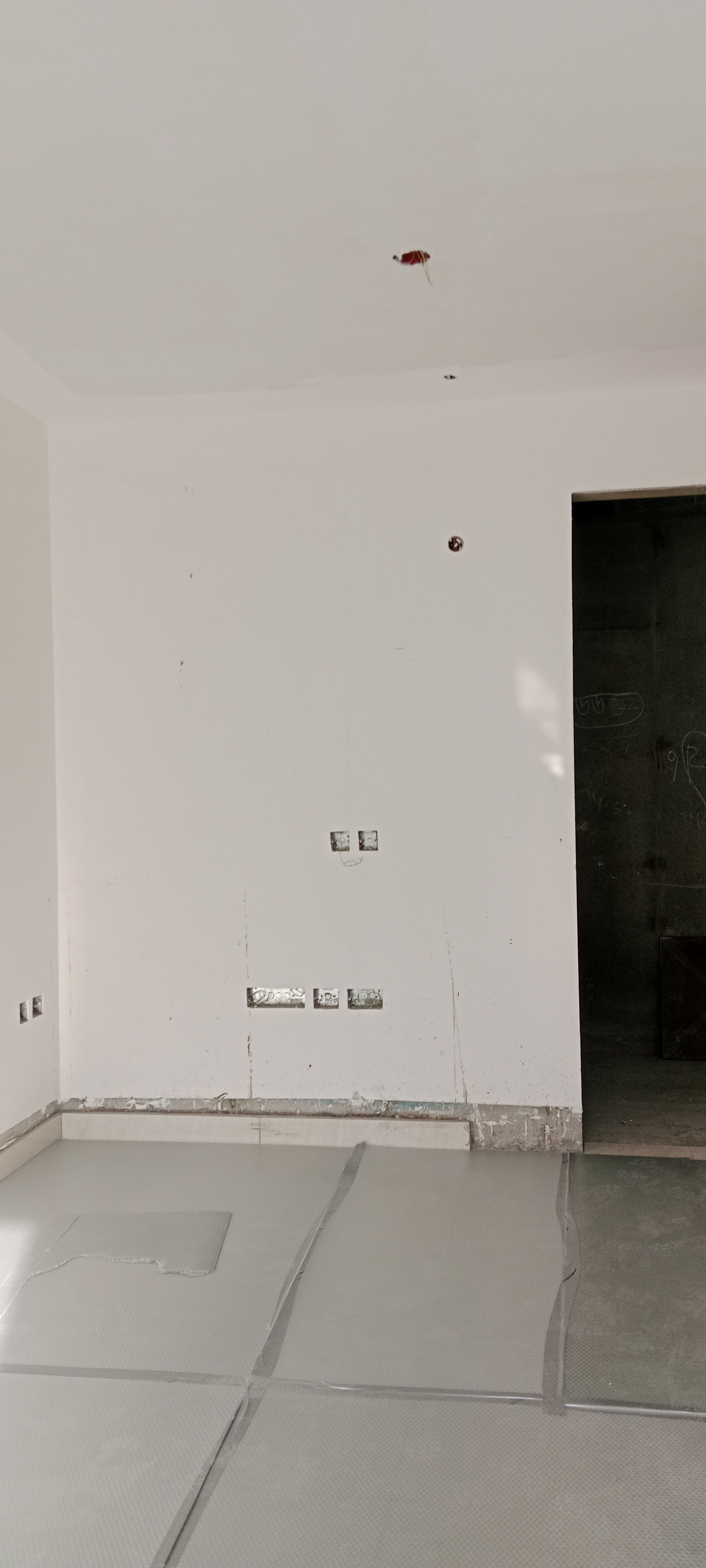 Finishing works in progress