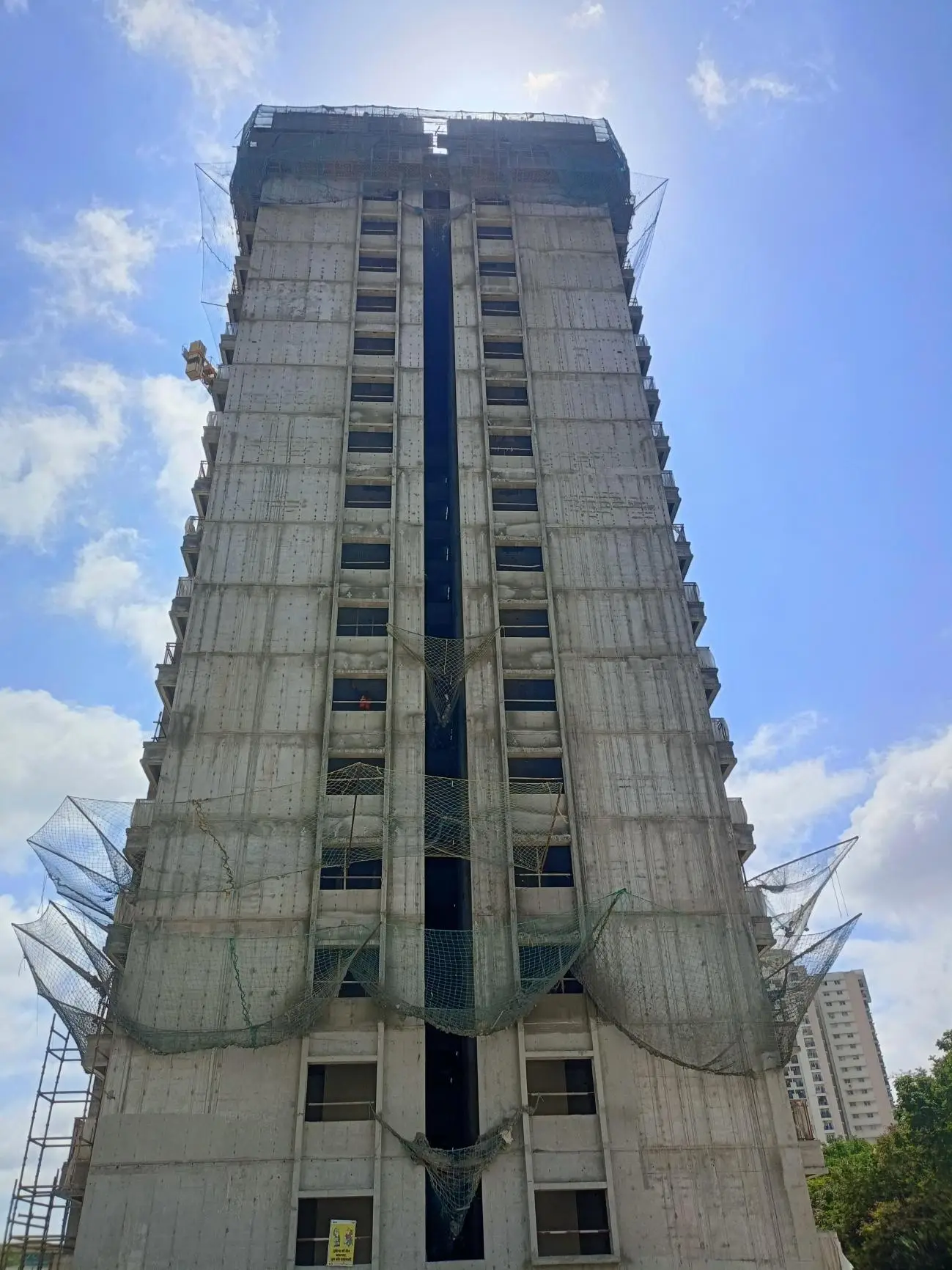 Brigade Calista (Phase-2) - Tower-A - Milestone release - "On Casting of Terrace slab"- Status as on 23rd