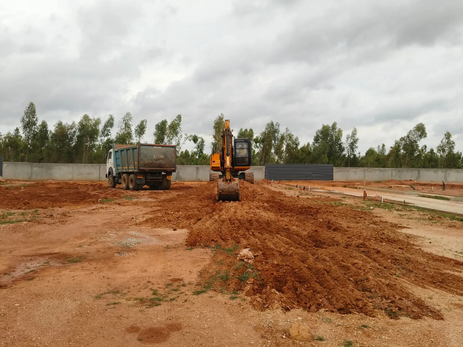 Plot formation activities are underway