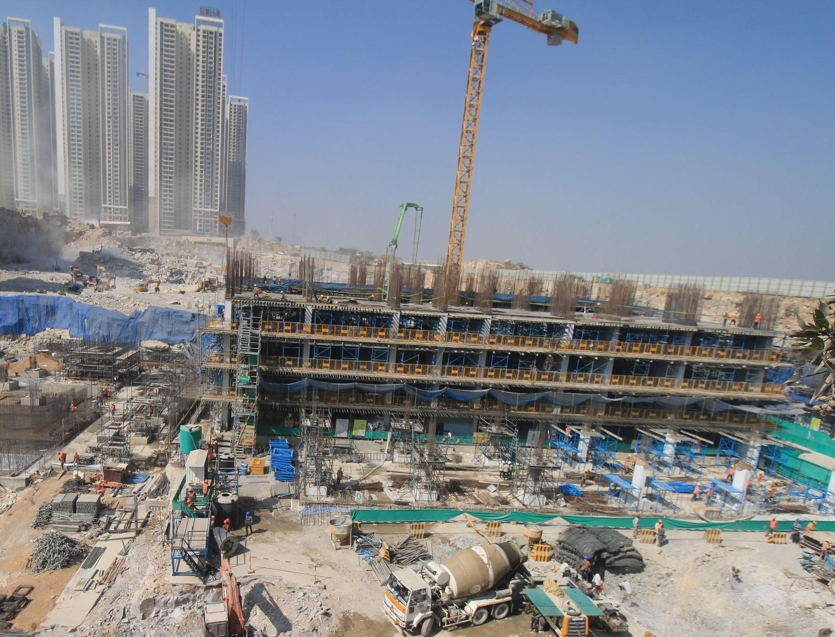 Tower B - Milestone Release -"On completion of basement 4 Floor Slab" - Status as on 05th